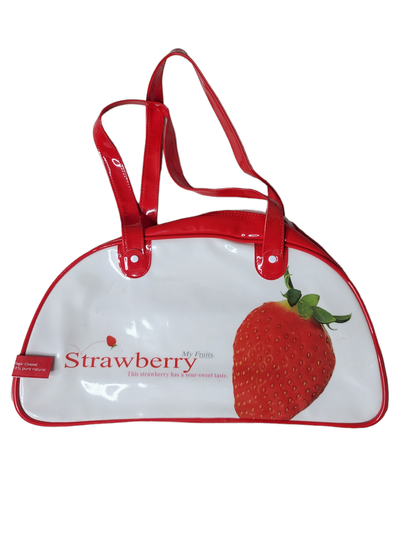 Strawberry bag sac y2k 2000 archive fashion cybery2k kawaii kidcore harajuku printed kitch 3d