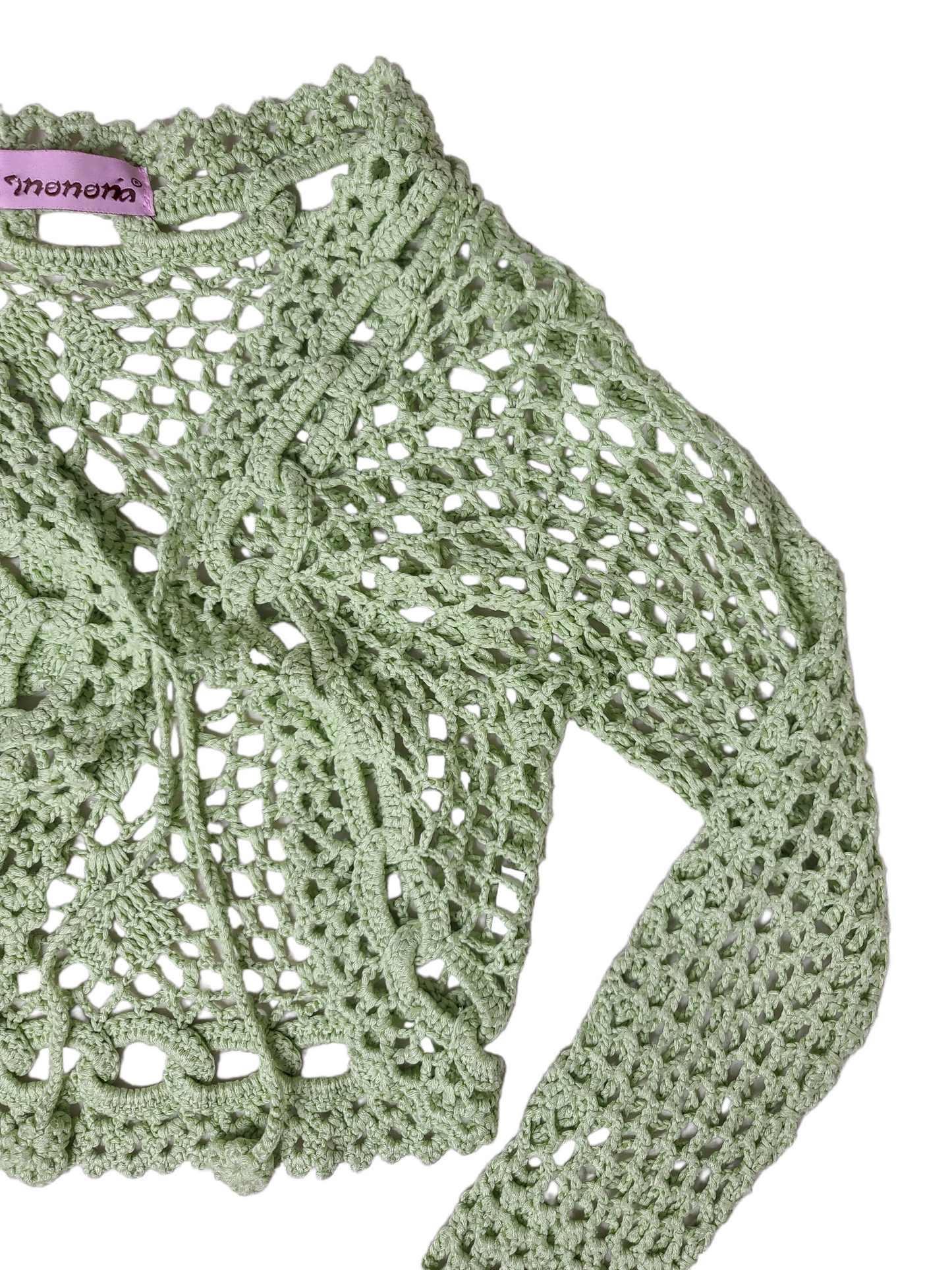 Cardigan crochet bohemian y2k