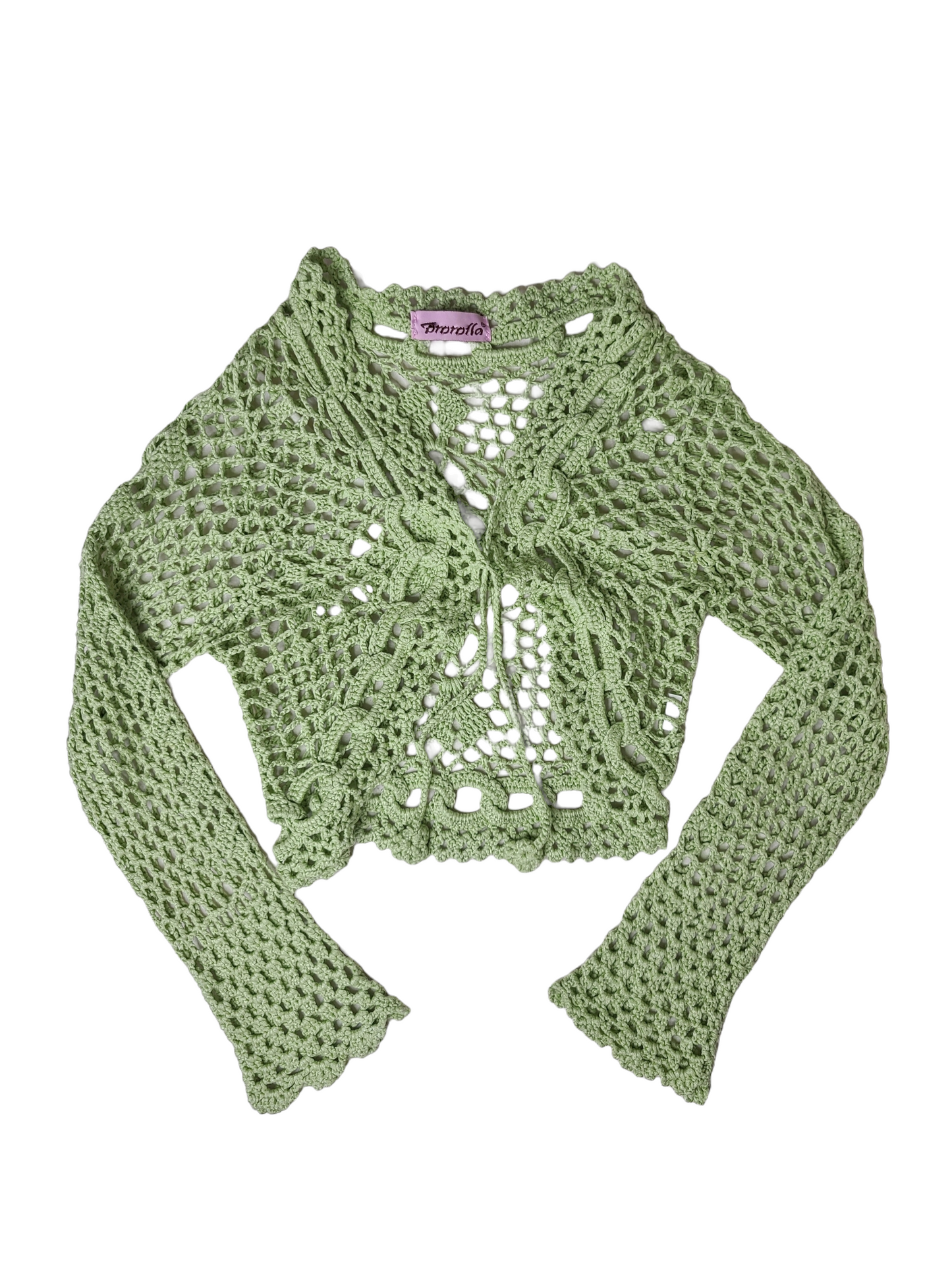 Bolero y2k 2000 crochet filet mailles knit bohemian vintage fairy fairycore boho fairygrunge bohem cottagecore pastel subversivebasics