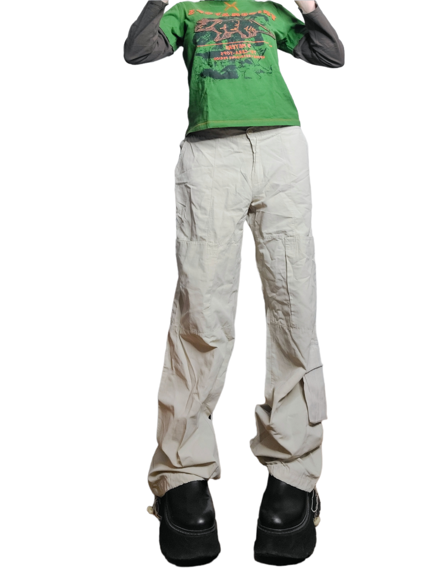 Cargo gorpcore neutral style