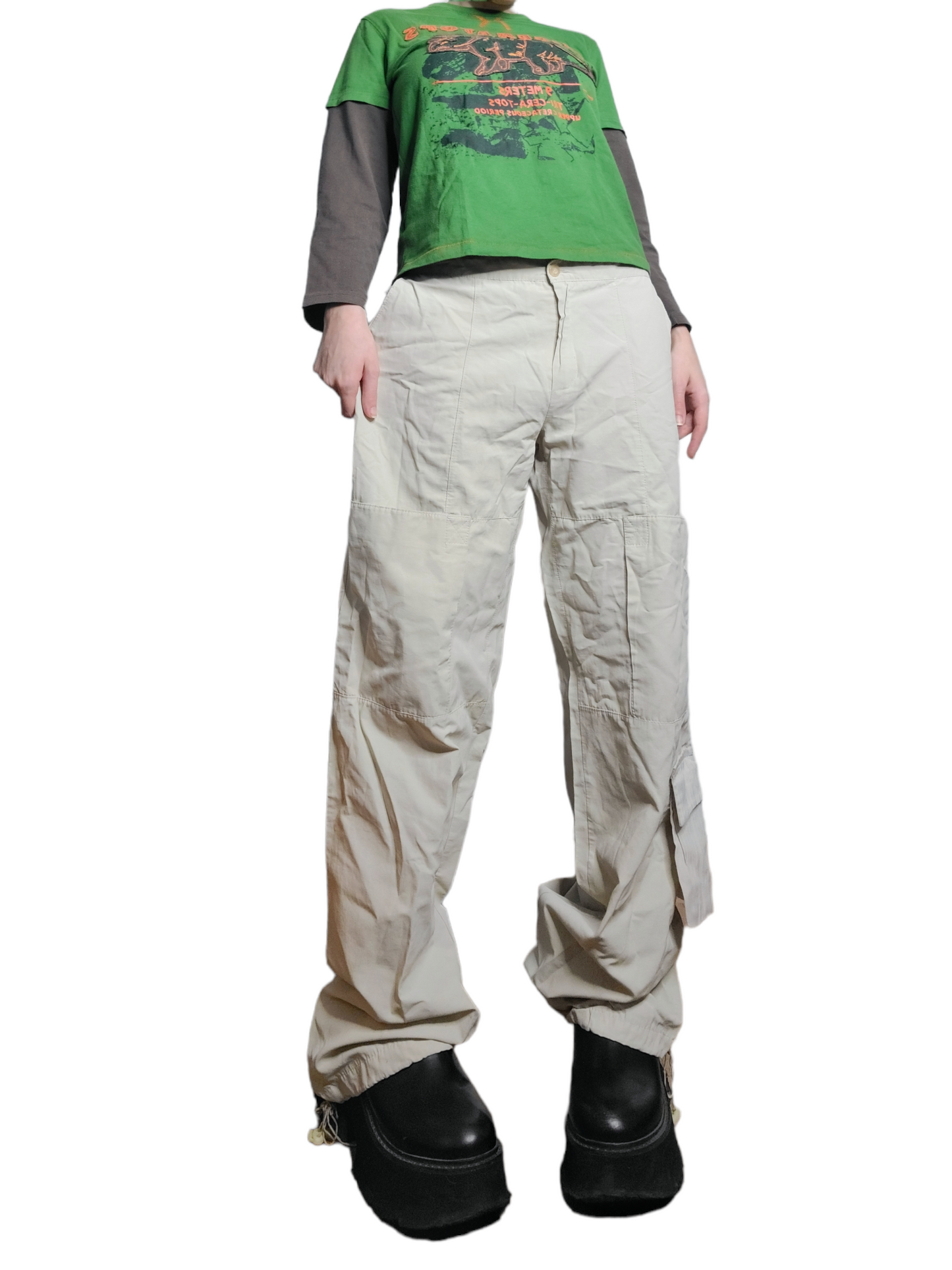 Cargo gorpcore neutral style