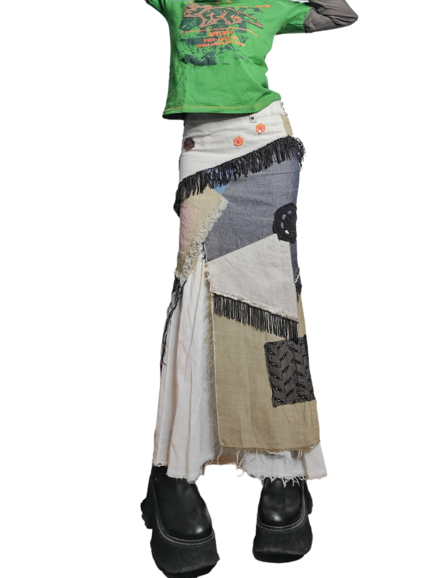 Maxi skirt harajuku bohem