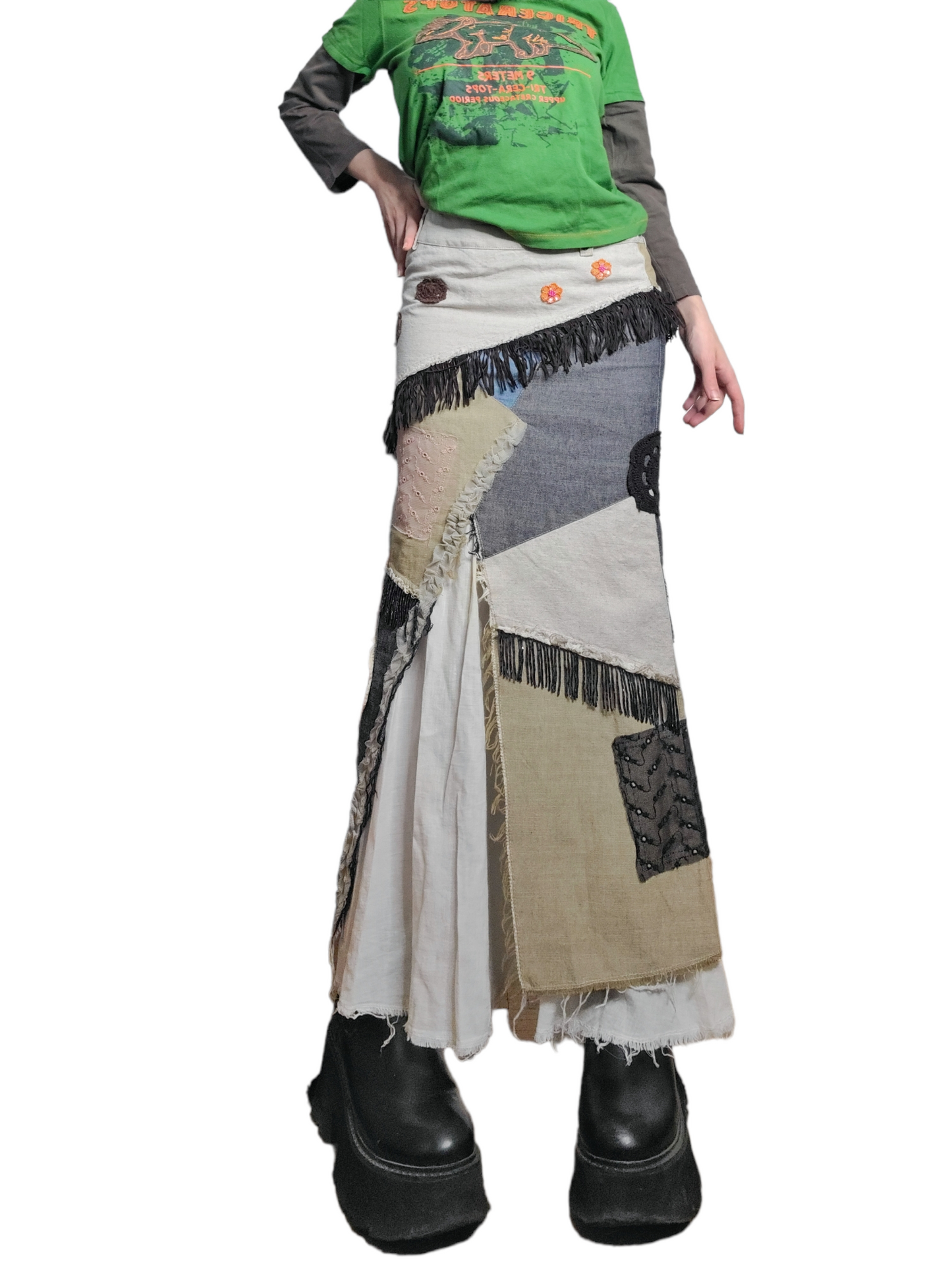 Maxi skirt harajuku bohem