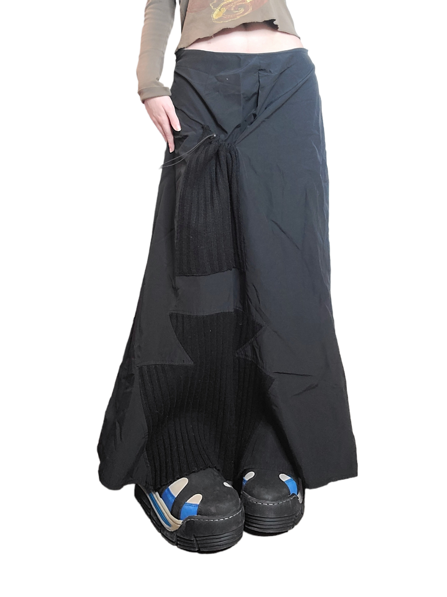 Maxi skirt gorpcore parachute techwear subversive basics dystopian post apo futuristic rave cybery2k archive fashion