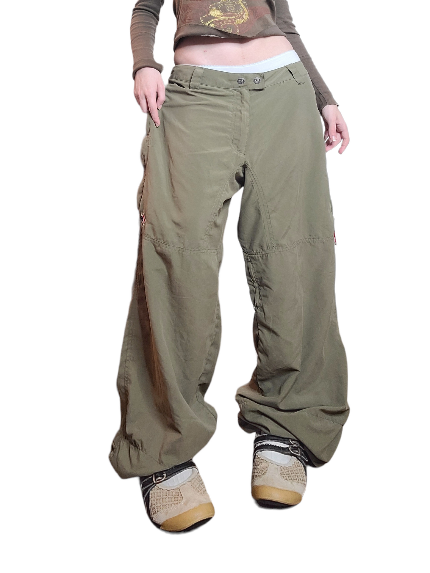 Cargo sportswear parachute khaki