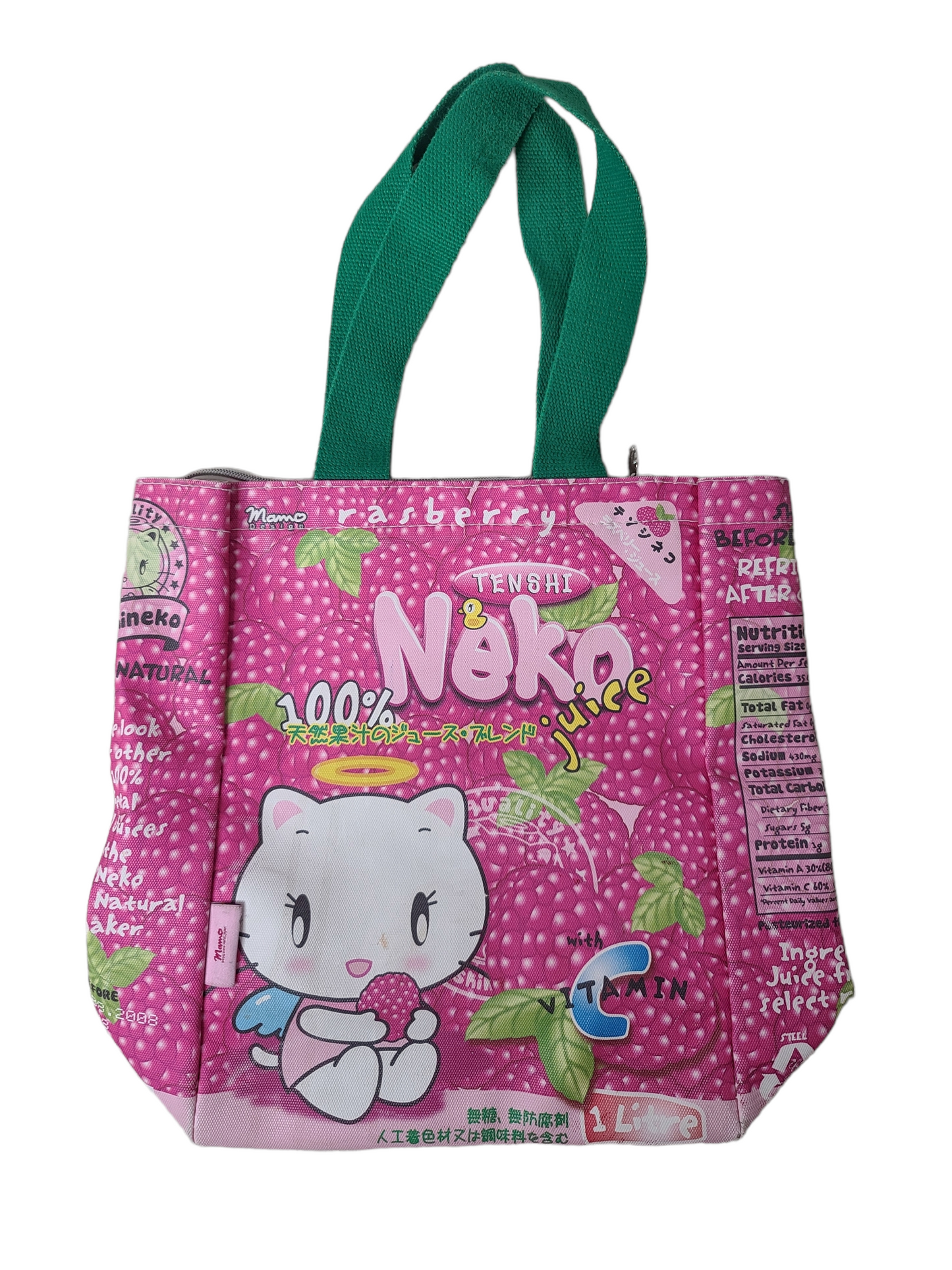 Printed bag y2k japan harajuku kawaii cute tenshineko strawberry fraises kidcore maximalist 
