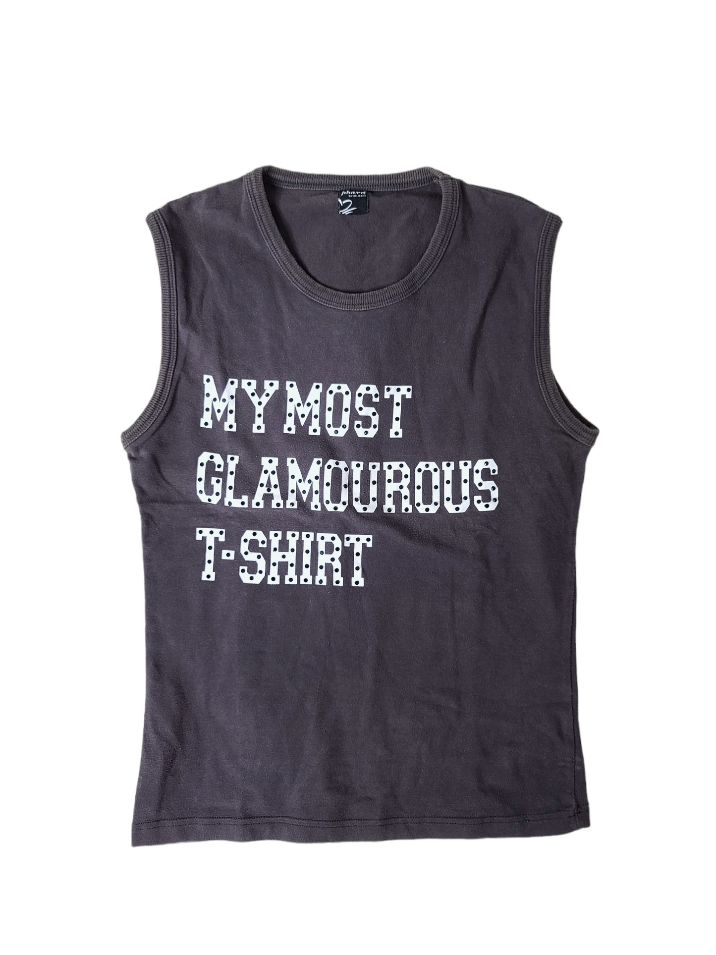 Tank top y2k cybery2k printed grunge archive fashion 2000 vintage 