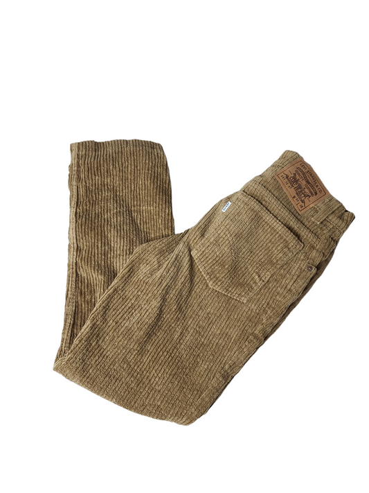 Pantalon vintage velours cotele cottagecore old money preppy neutral style cute levis vintage