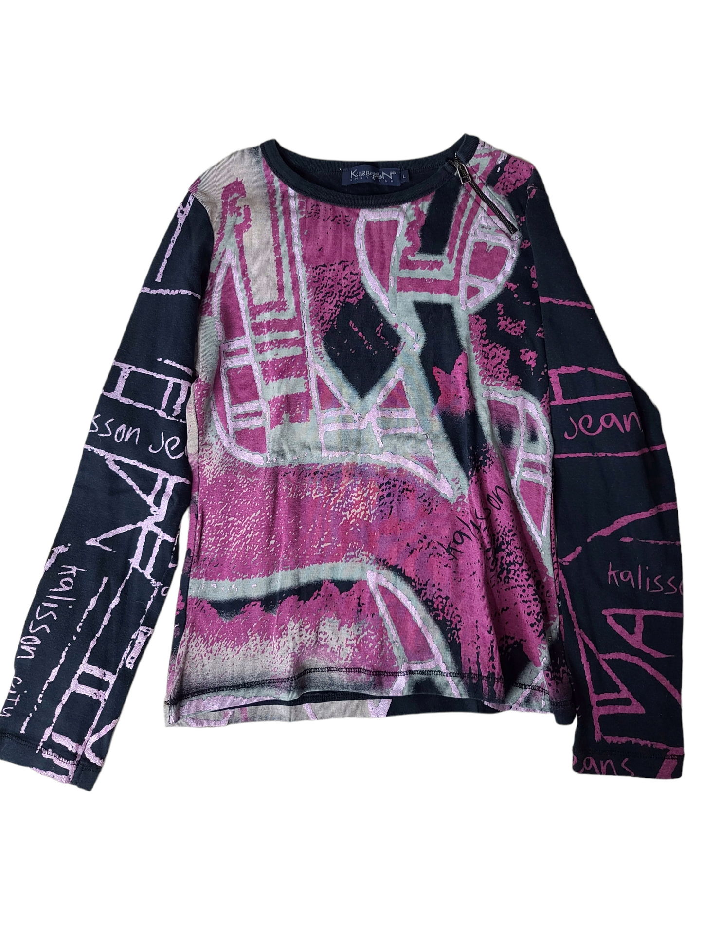 Mesh top rave futuristic style cybery2k archive dystopian printed made in france