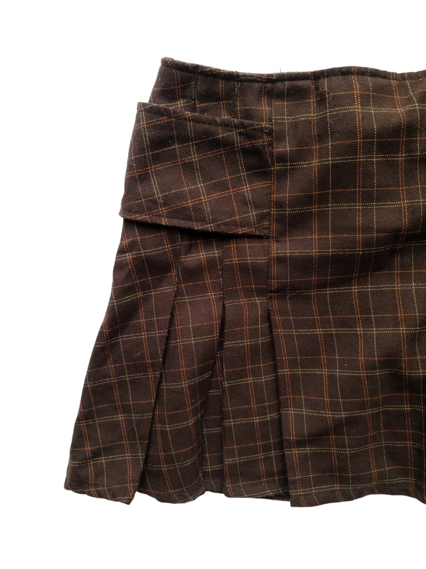 Earthytones grunge mini skirt