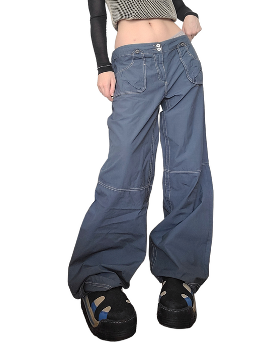 90s blue parachute cargo