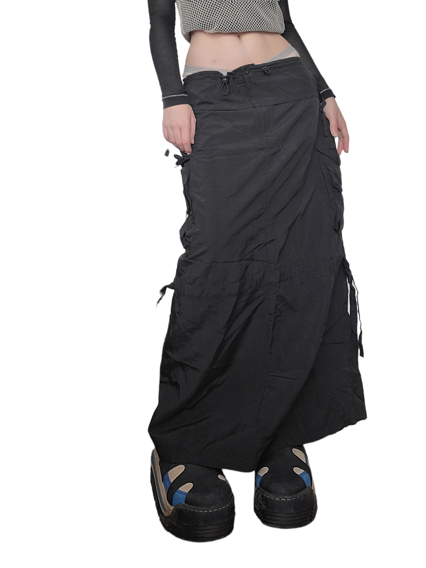 Cybery2k parachute cargo long skirt