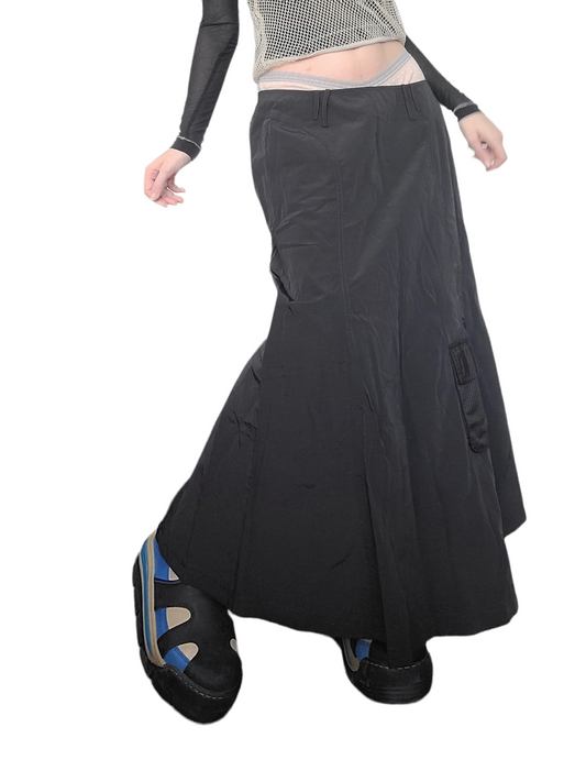 Gorpcore parachute long skirt