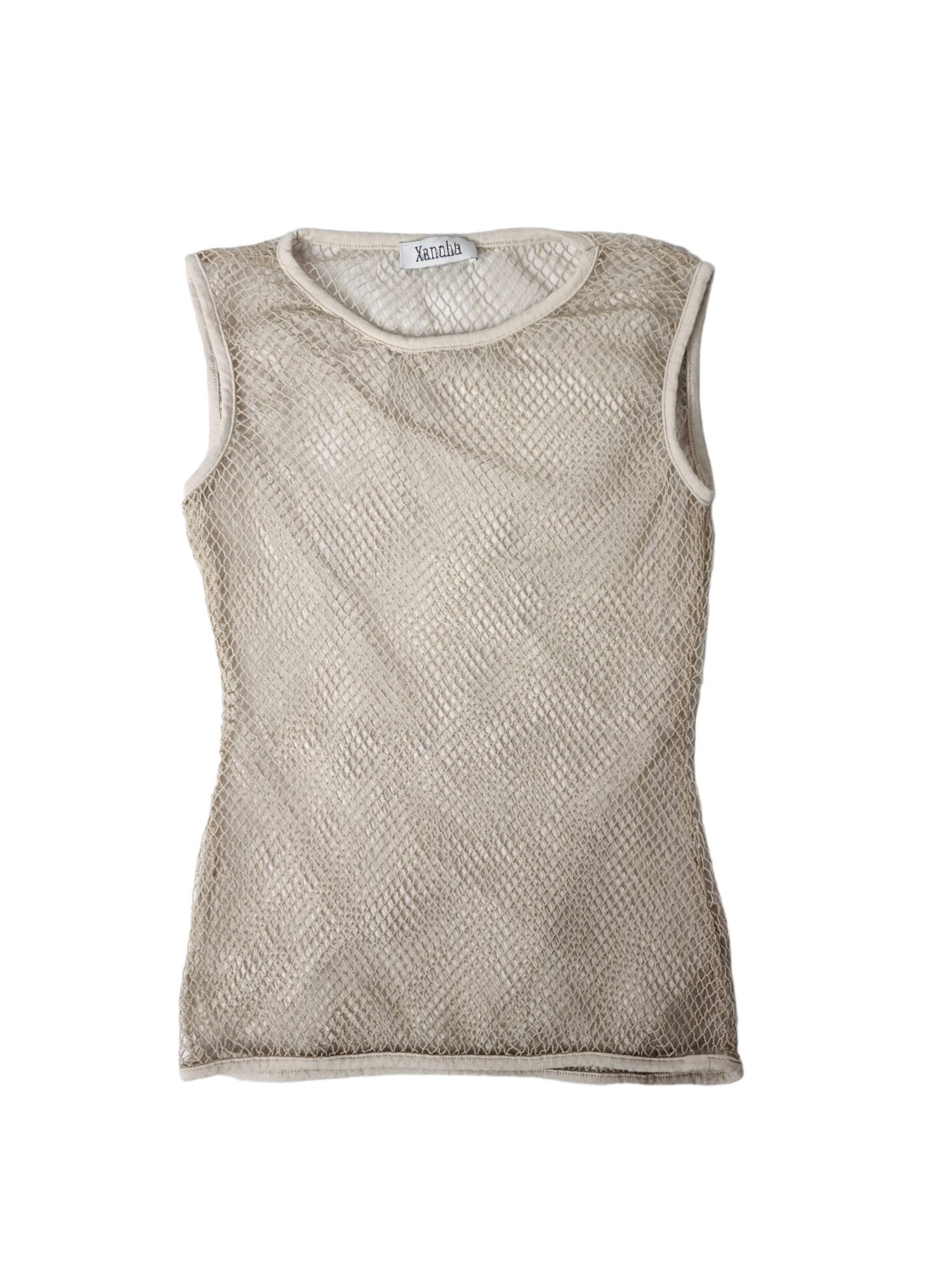 Top filet techwear vintage noir subversive basics sportwear y2k 2000s 