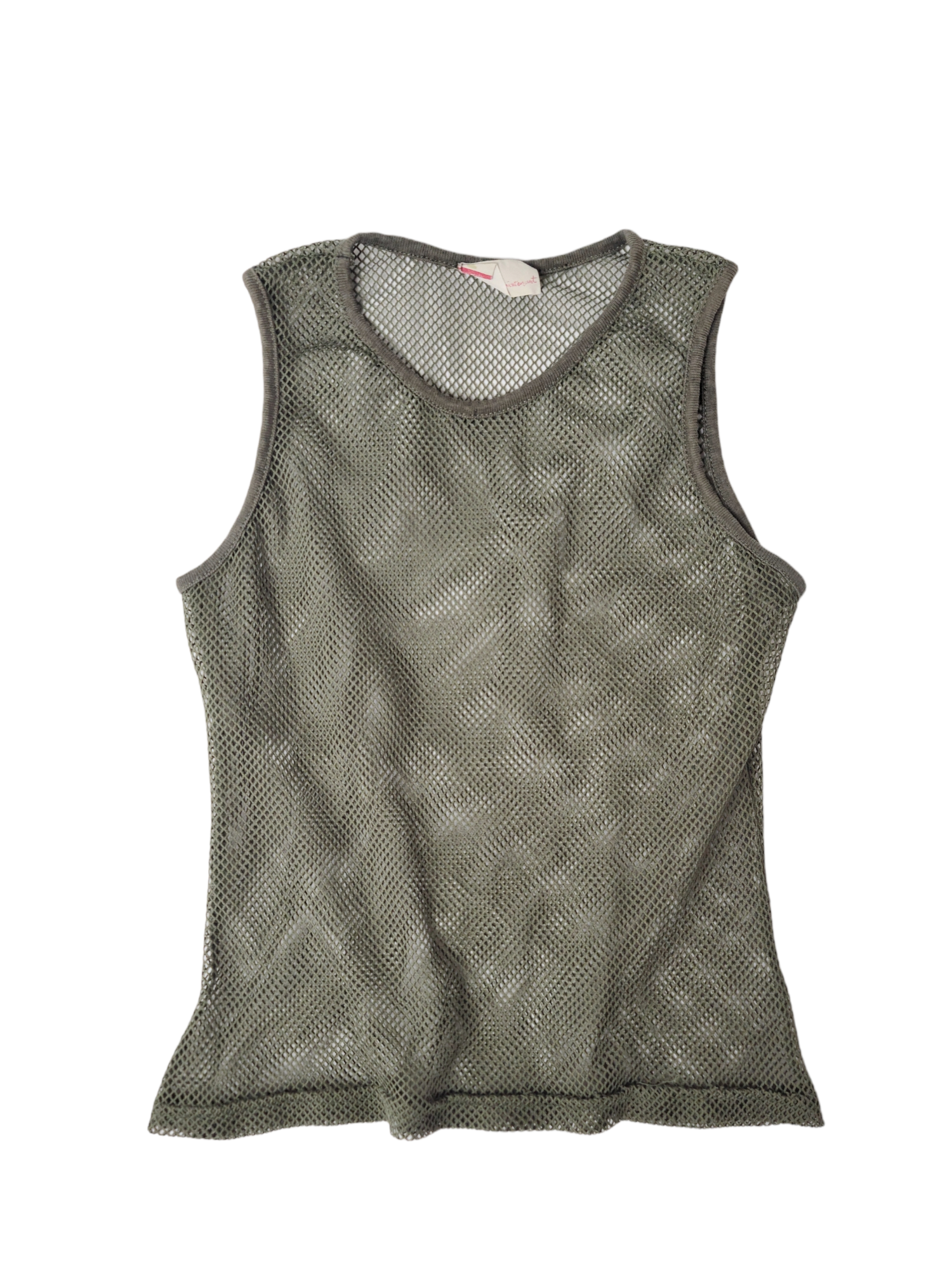 Top filet techwear vintage noir subversive basics sportwear y2k 2000s 