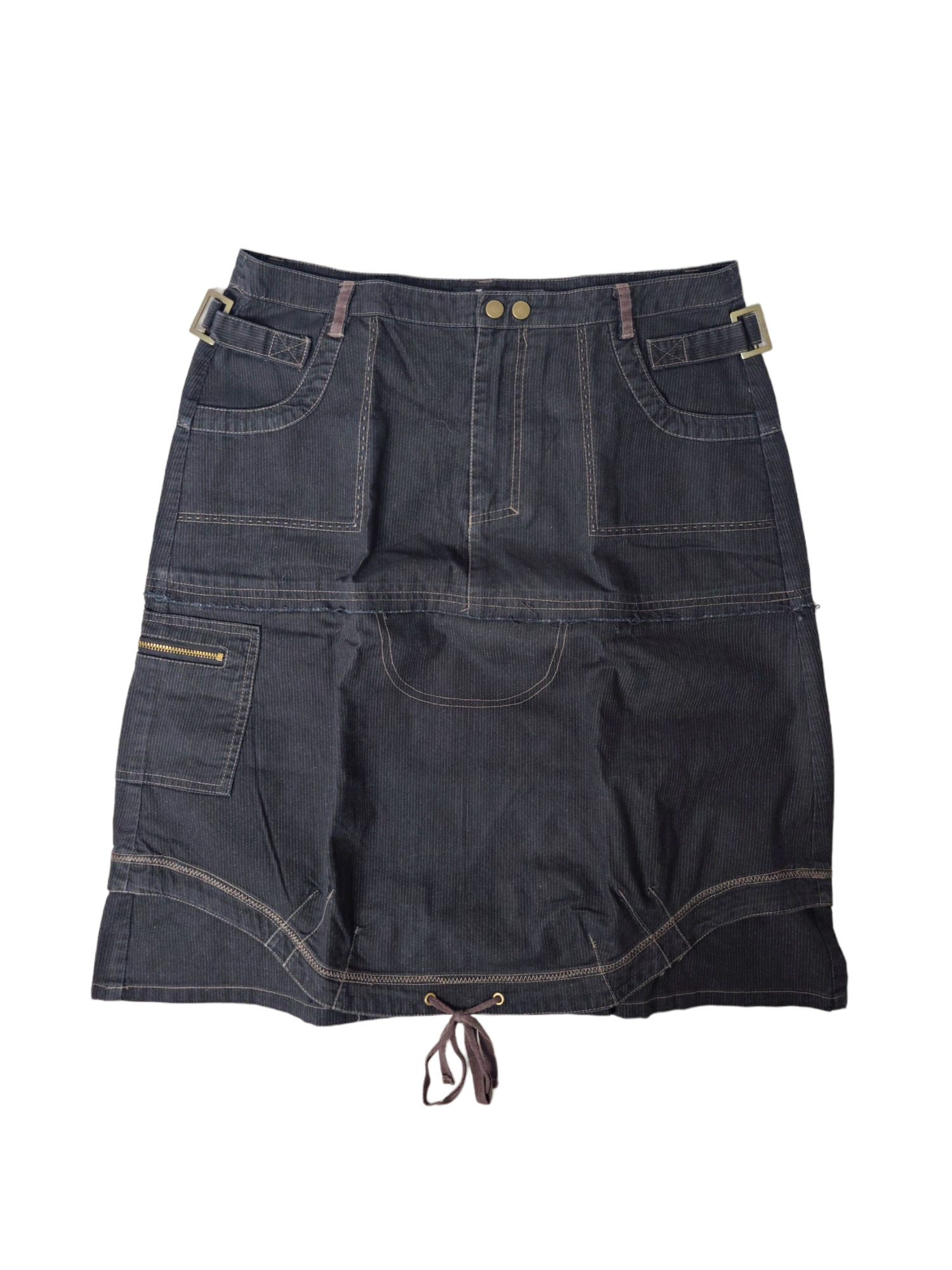 Jupe longue maxi skirt vintage 90s y2k grunge cybergrunge gorpcore utility archive fashion skater grunge utility 90s 