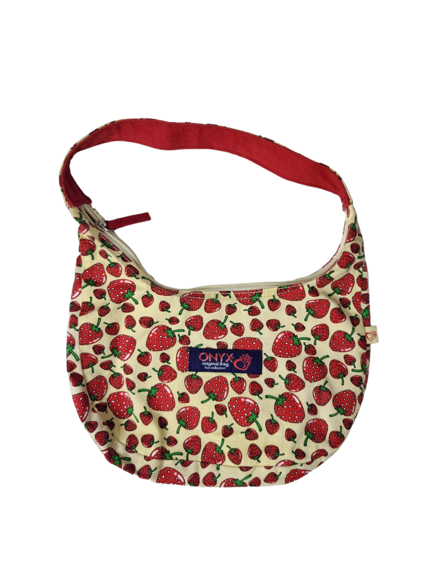 90s strawberry baguette mini bag