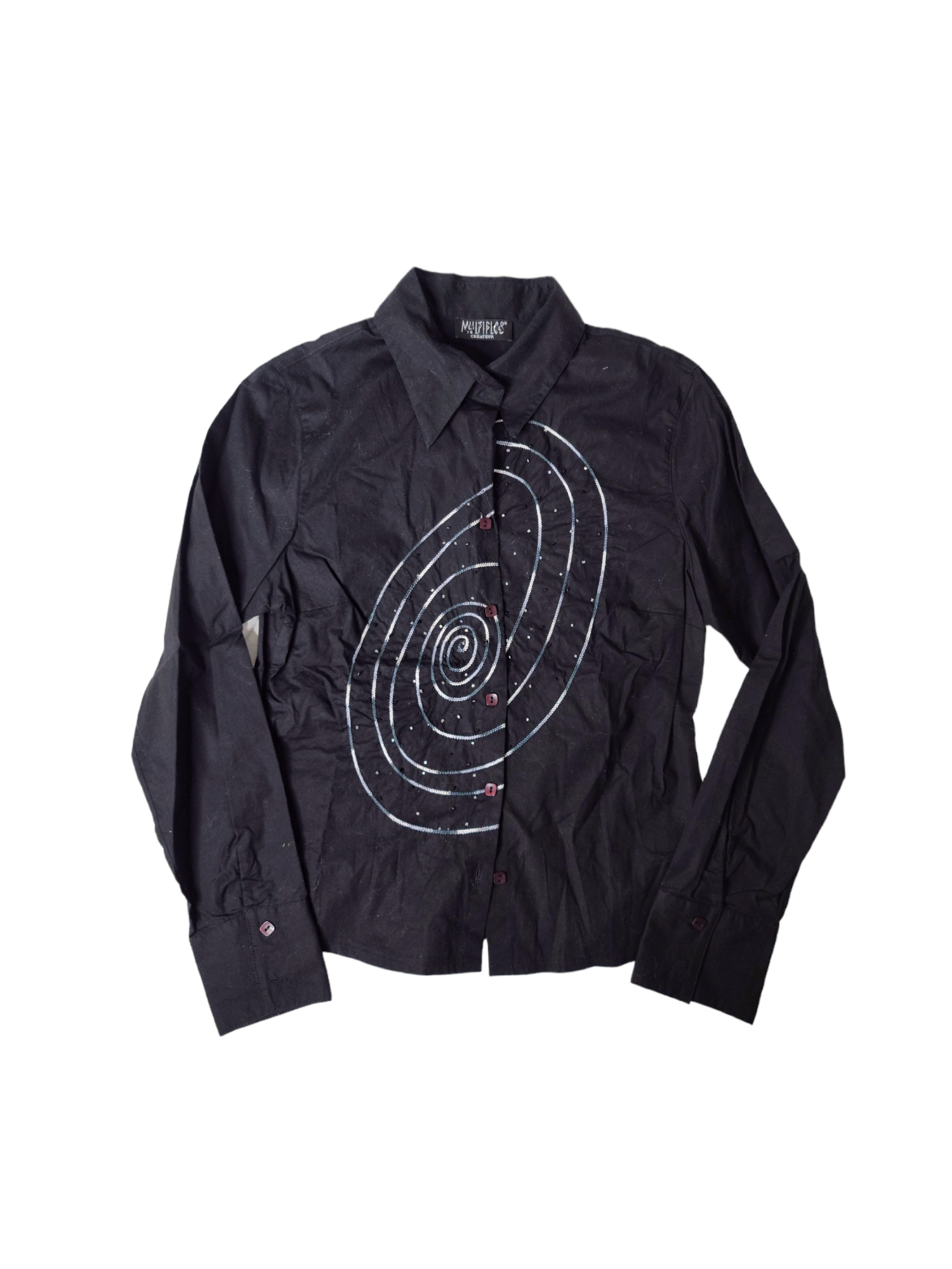 Chemise y2k cybery2k vintage archive fashion spirale rave dystopian post apo subversive basics grunge cybergrunge