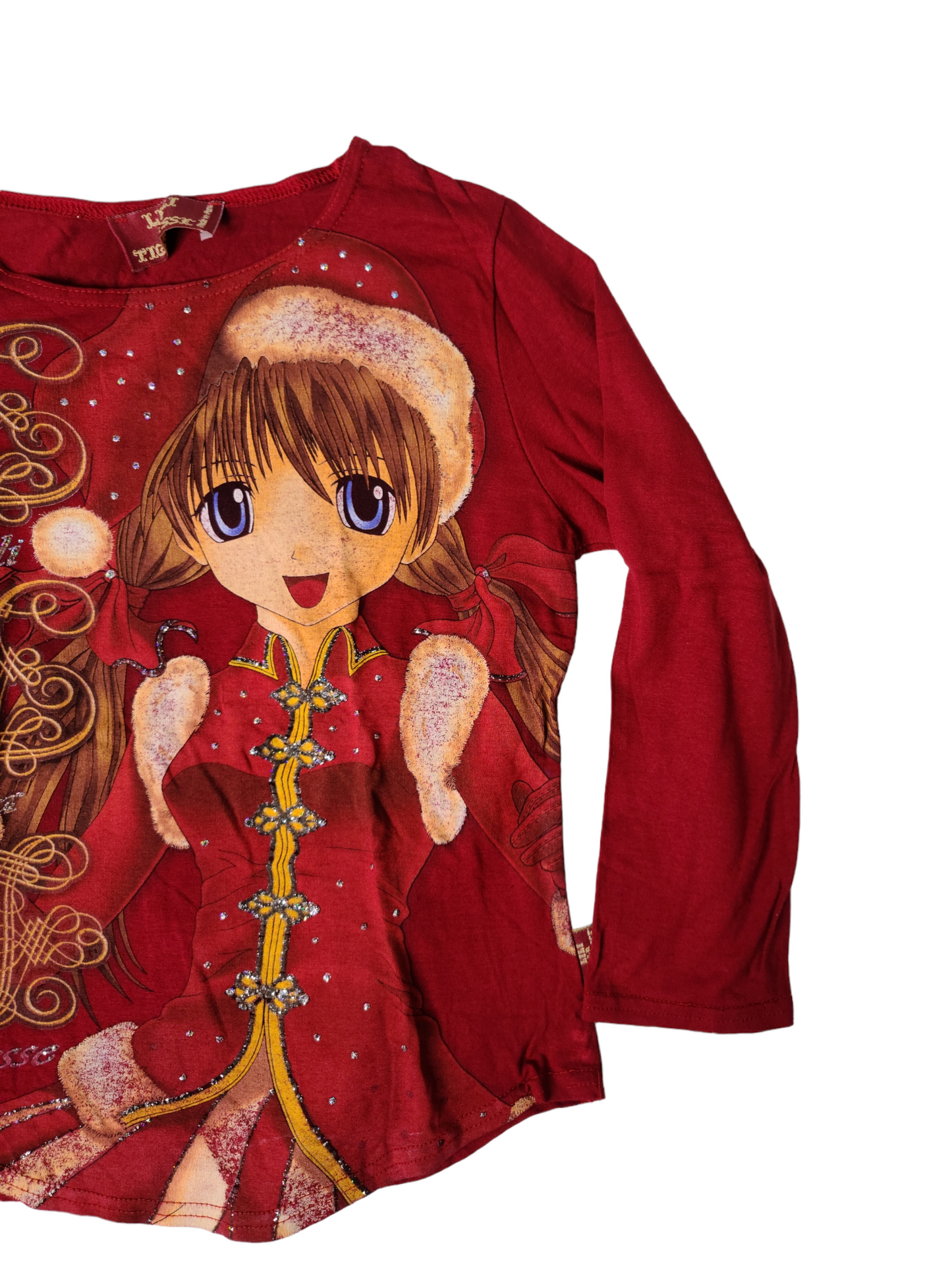 Vintage manga print top