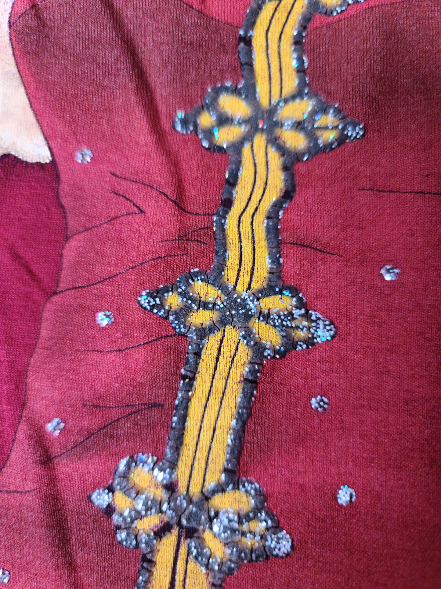 Vintage manga print top