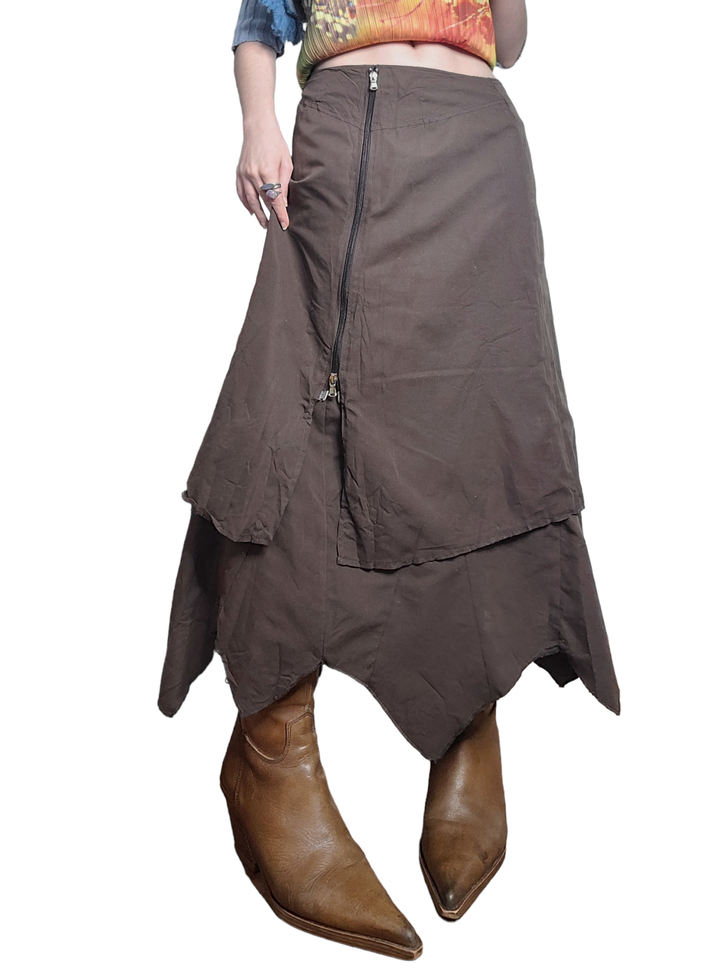 Longue jupe fairygrunge gorpcore