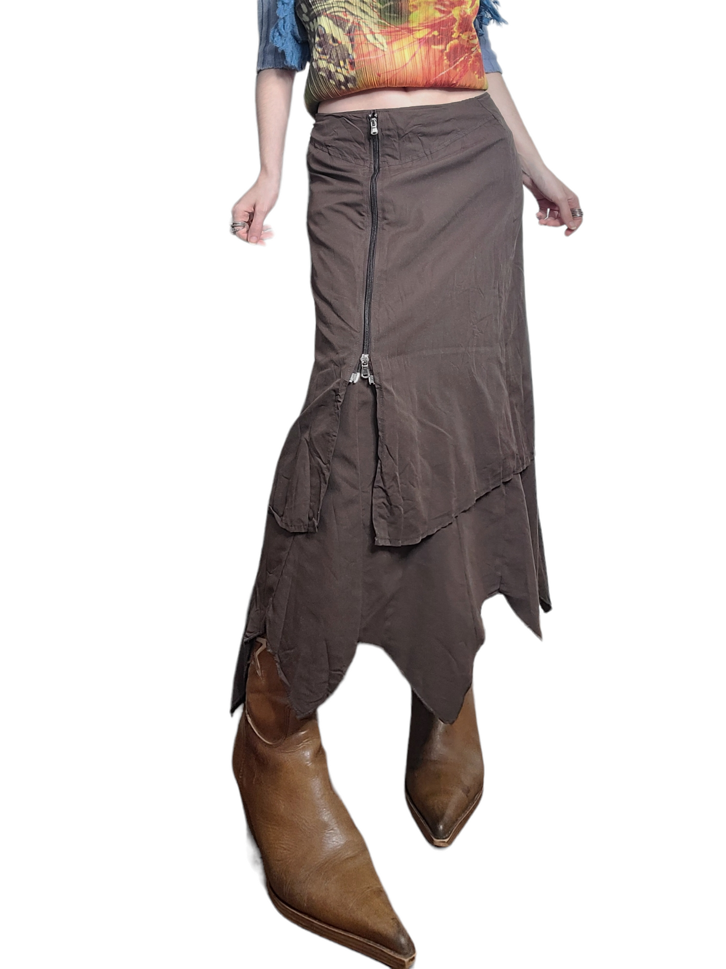 Longue jupe fairygrunge gorpcore