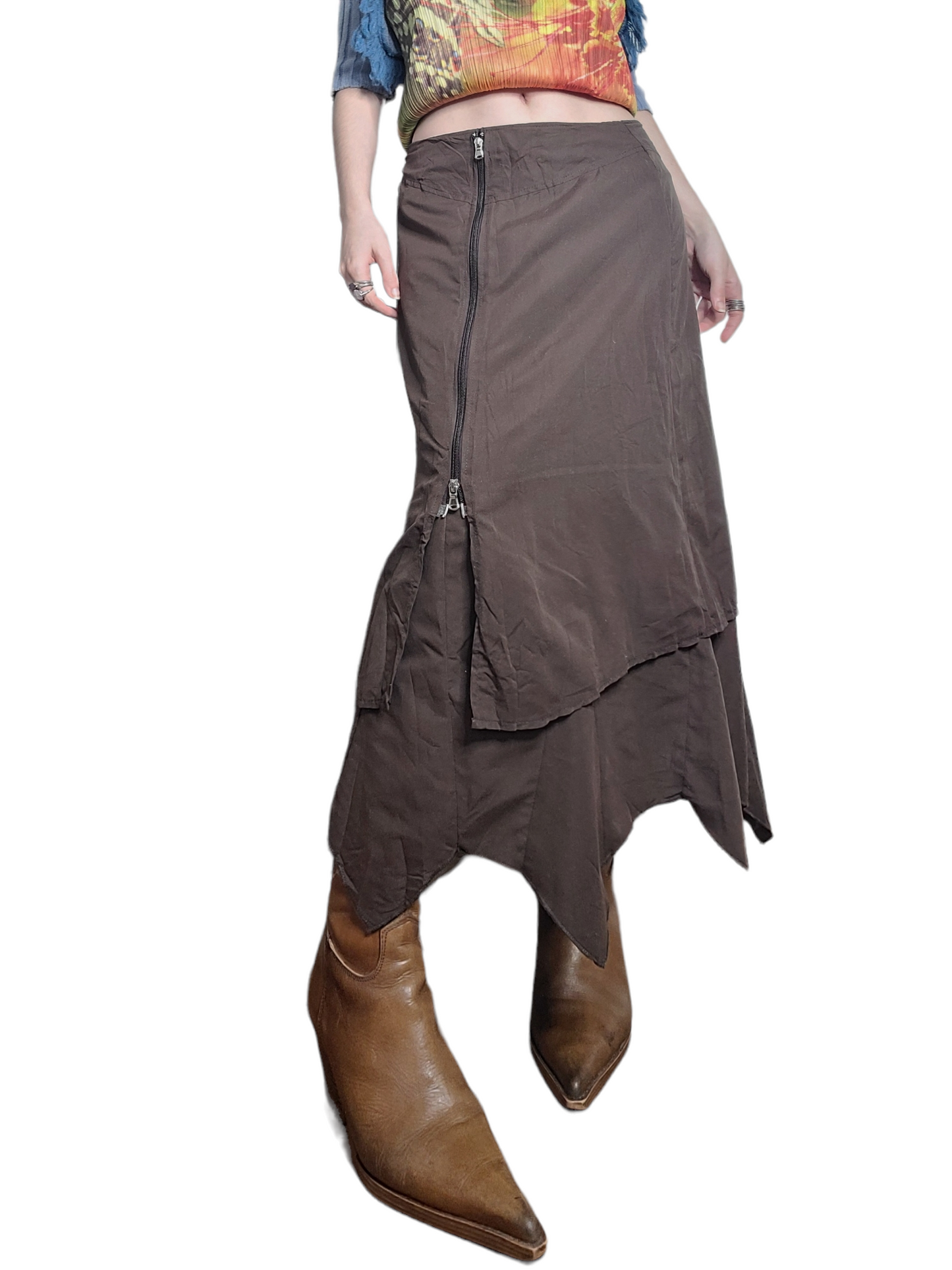 Longue jupe fairygrunge gorpcore