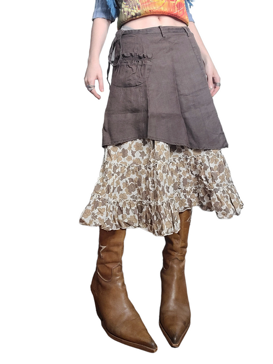 Jupe y2k grunge fairygrunge fairy nature forest cute champetre cottage cottagecore y2k