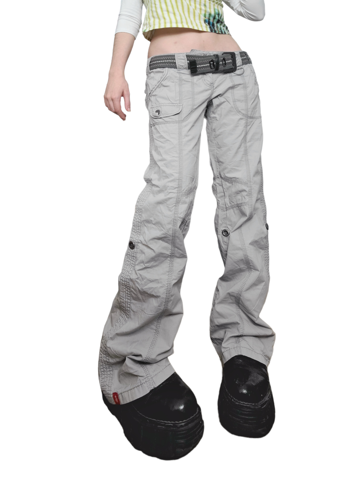 Cargo overpants grunge skater 90s multipoches y2k cybery2k cybergrunge