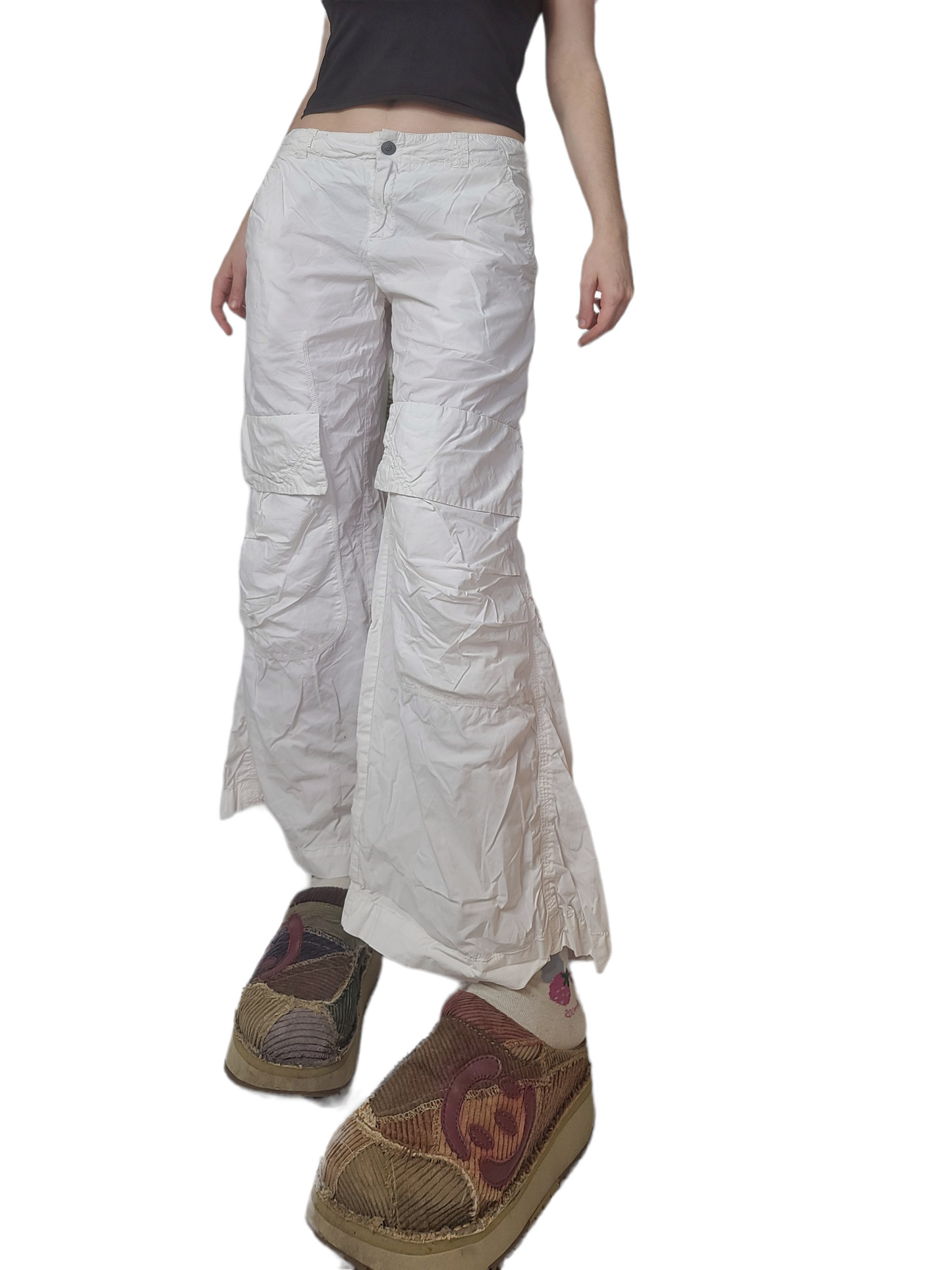 Cargo parachute blanc 90s