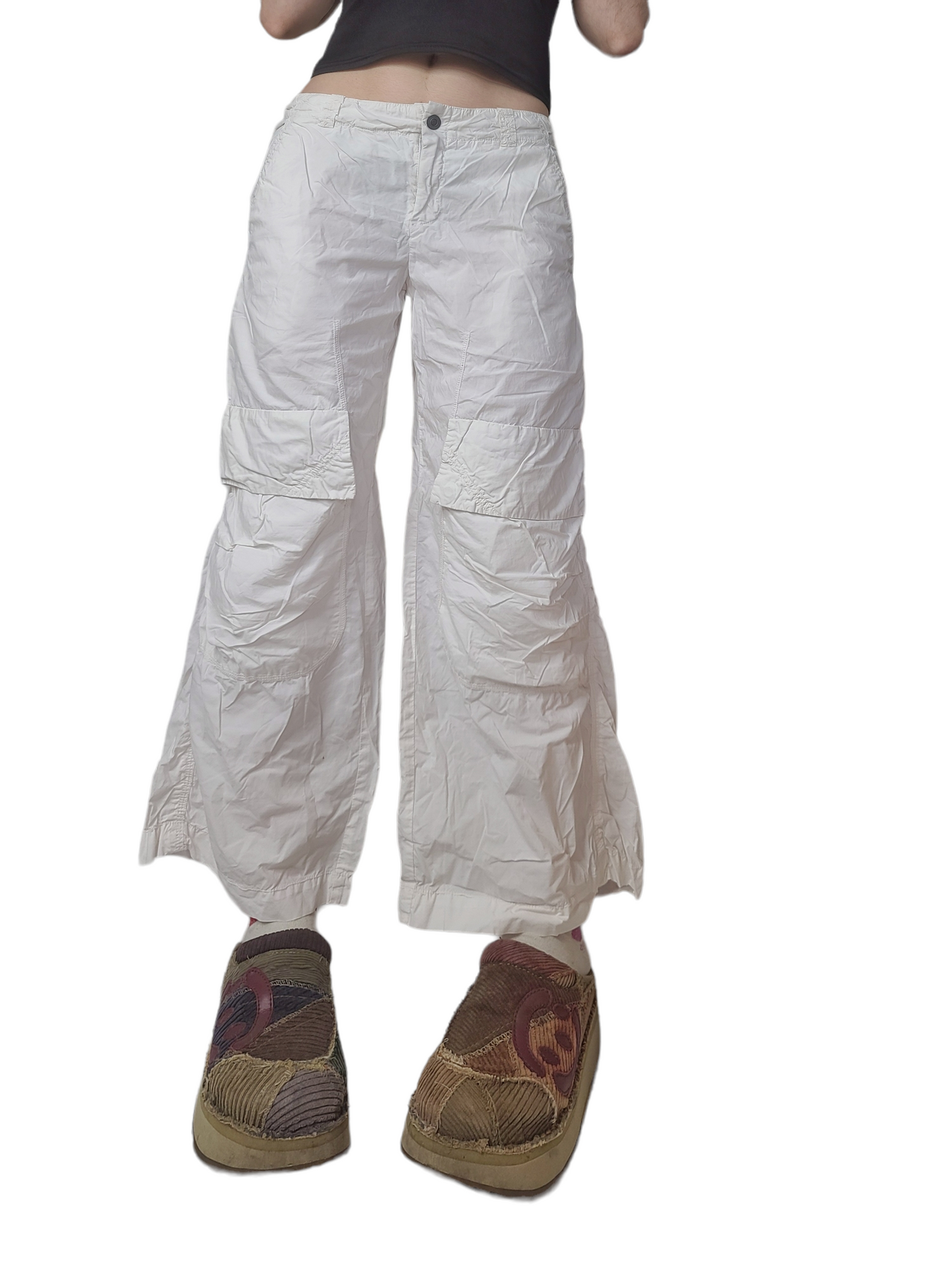 90s white parachute cargo