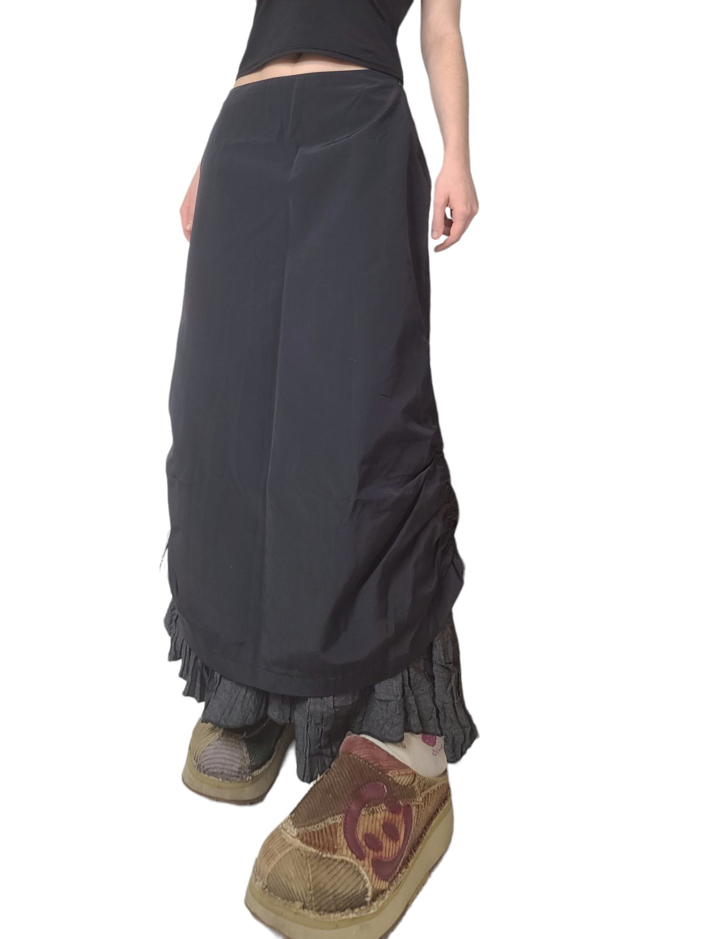 Maxi skirt fairygrunge noire