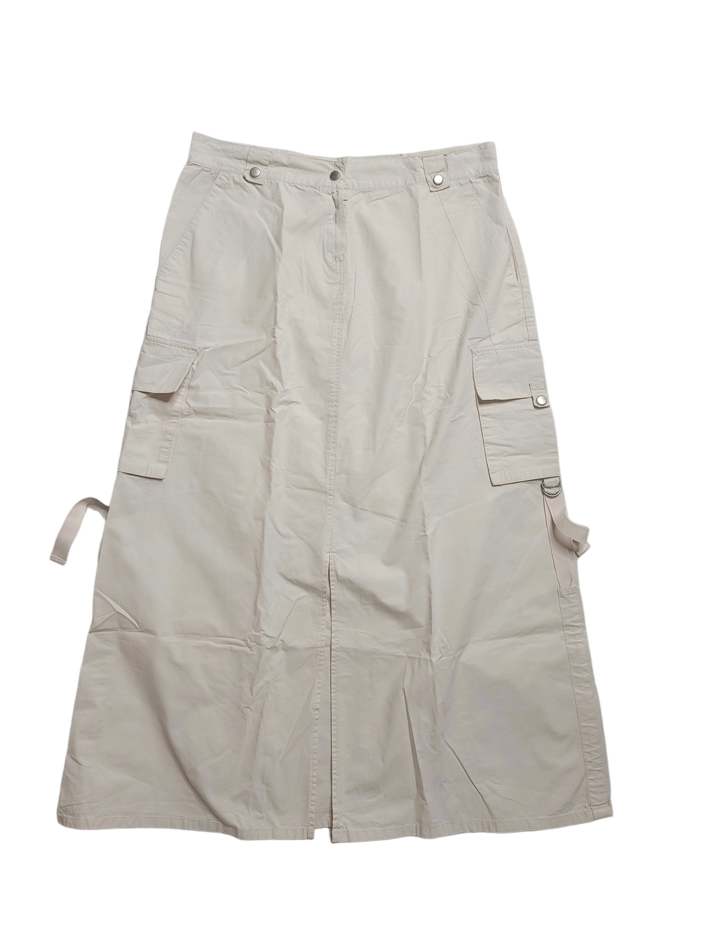 Jupe longue parachute 90s beige