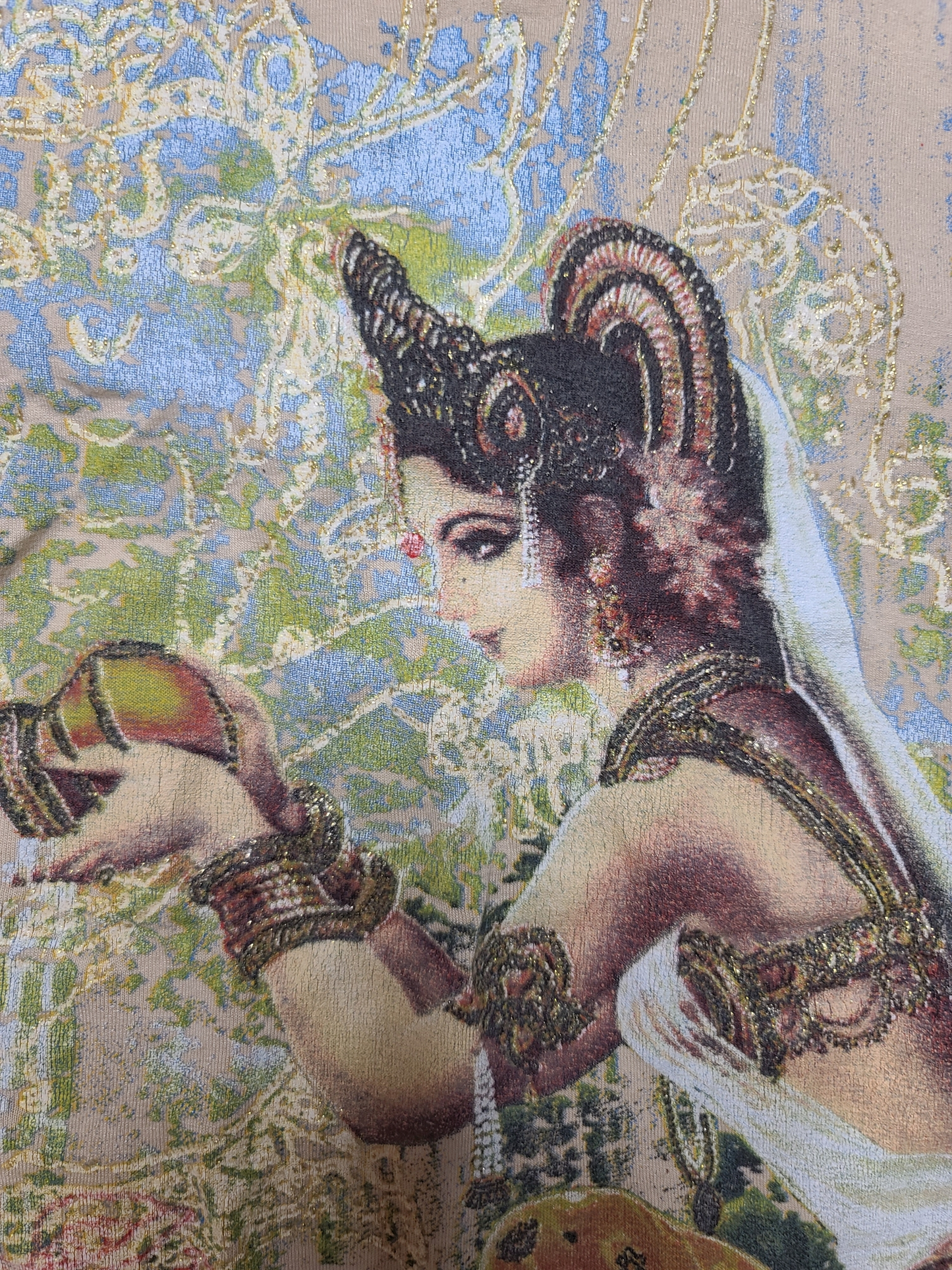 Tank top printed cybergrunge