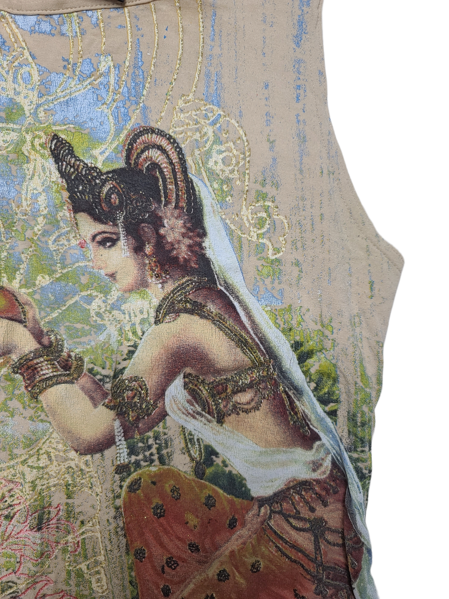 Tank top printed cybergrunge