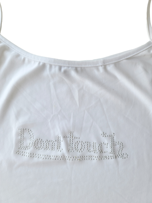 White y2k tank top