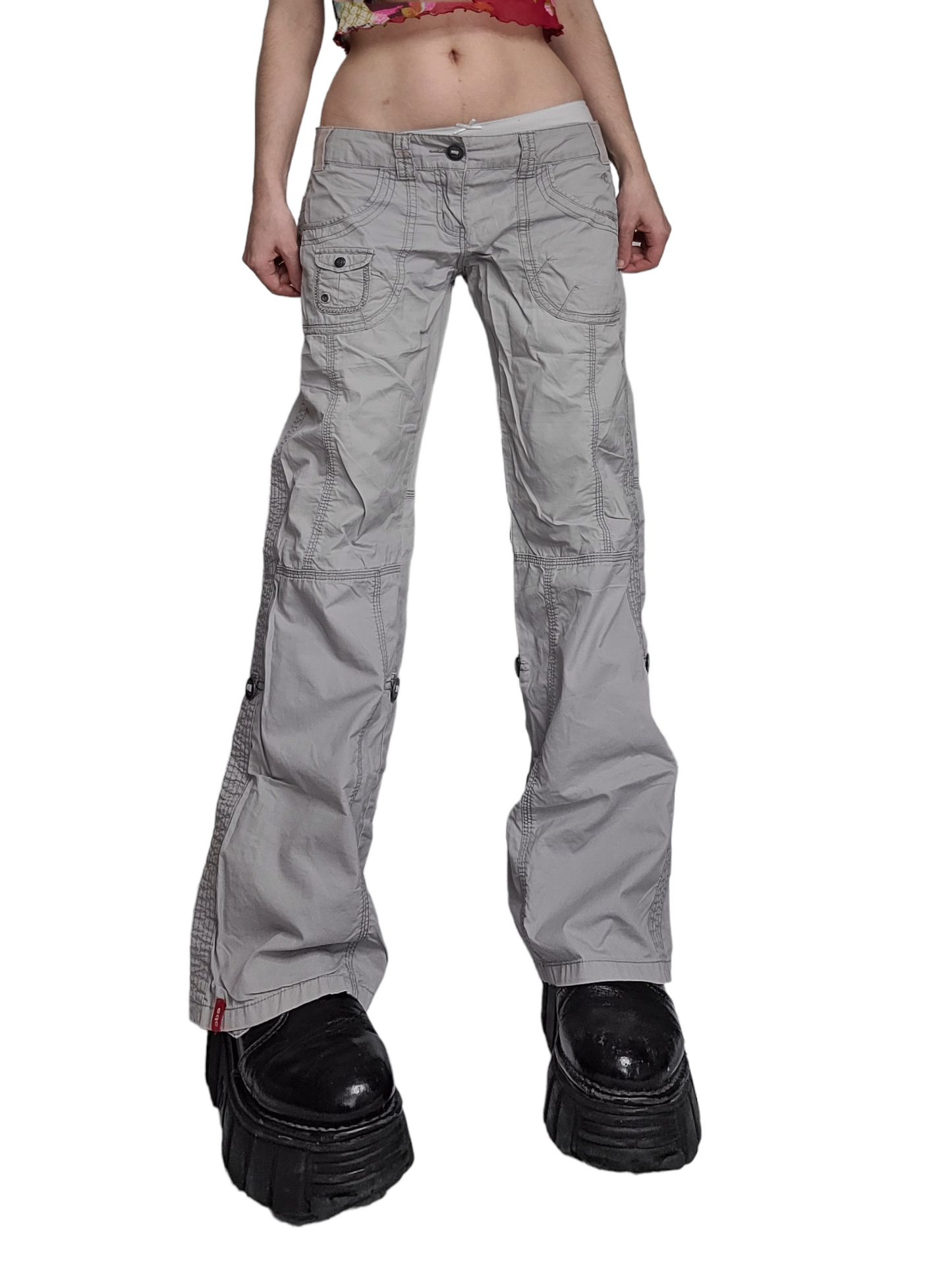 Cargo overpants grunge skater 90s multipoches y2k cybery2k cybergrunge