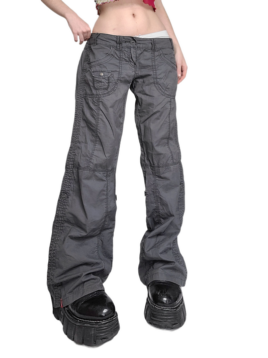 Cargo overpants grunge skater 90s multipoches y2k cybery2k cybergrunge