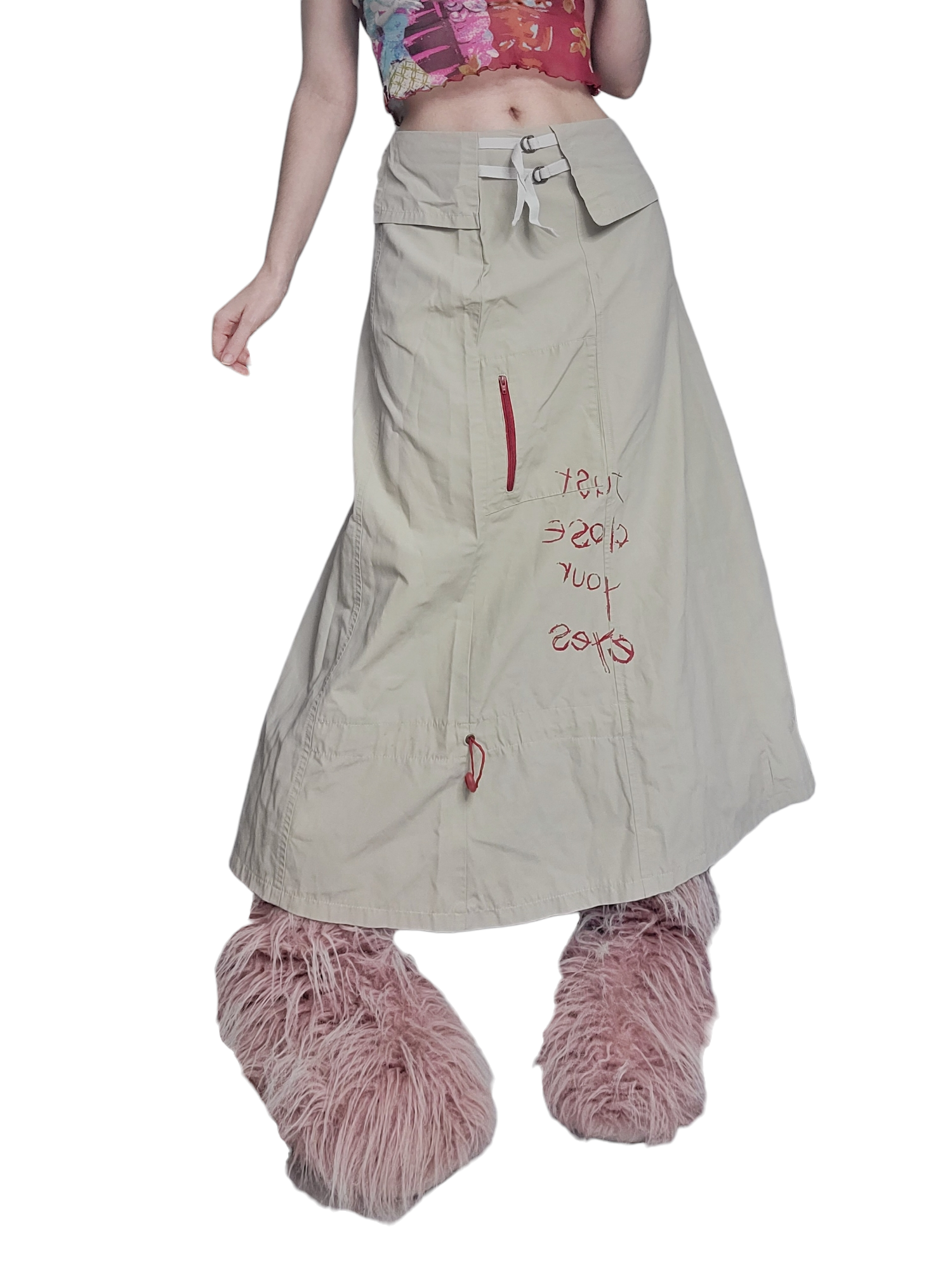 Maxi skirt parachute gorpcore techwear 90s sportwear archive subversive basics 