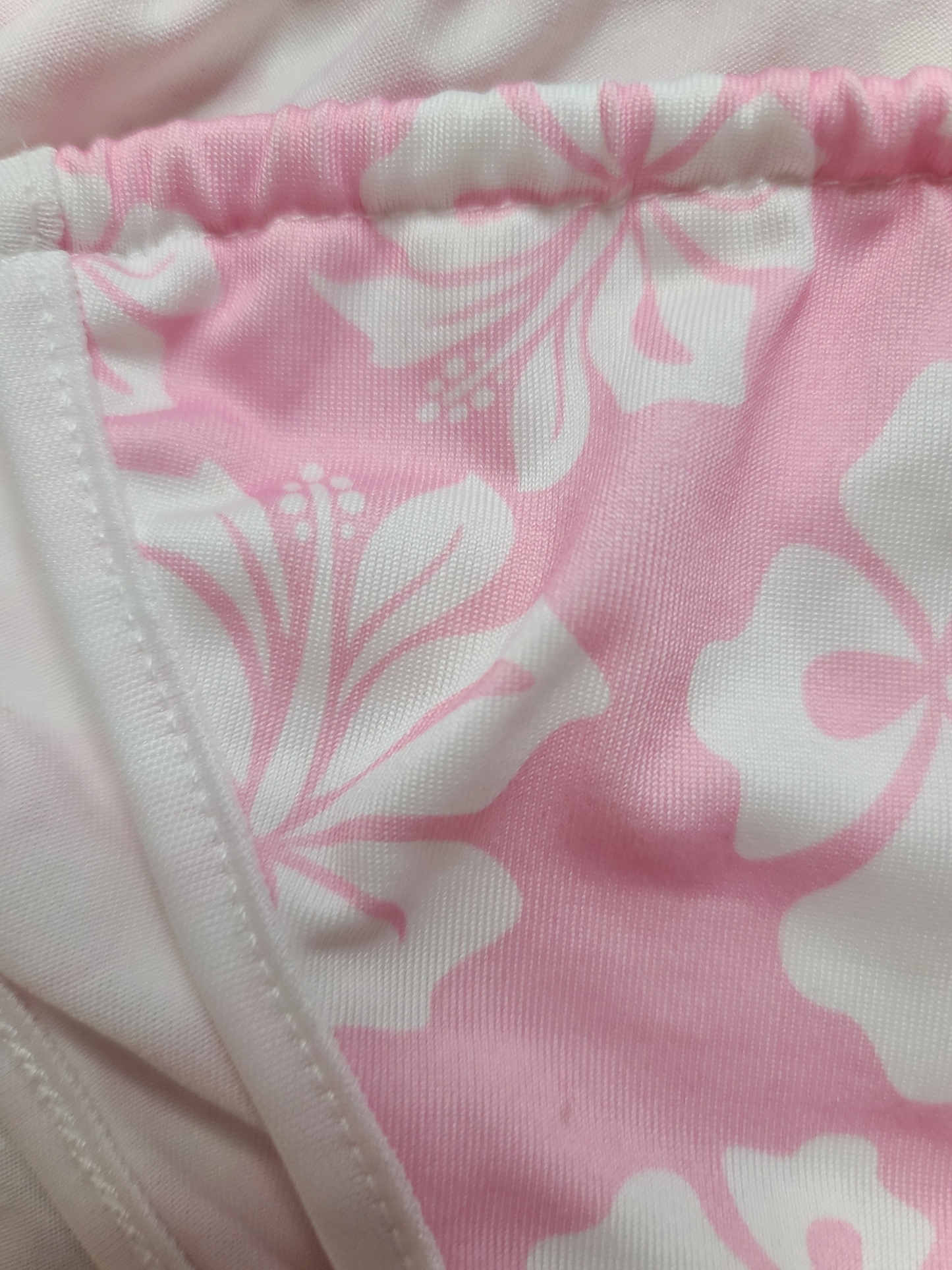 Ensemble hibiscus maillot 2 pieces + sac