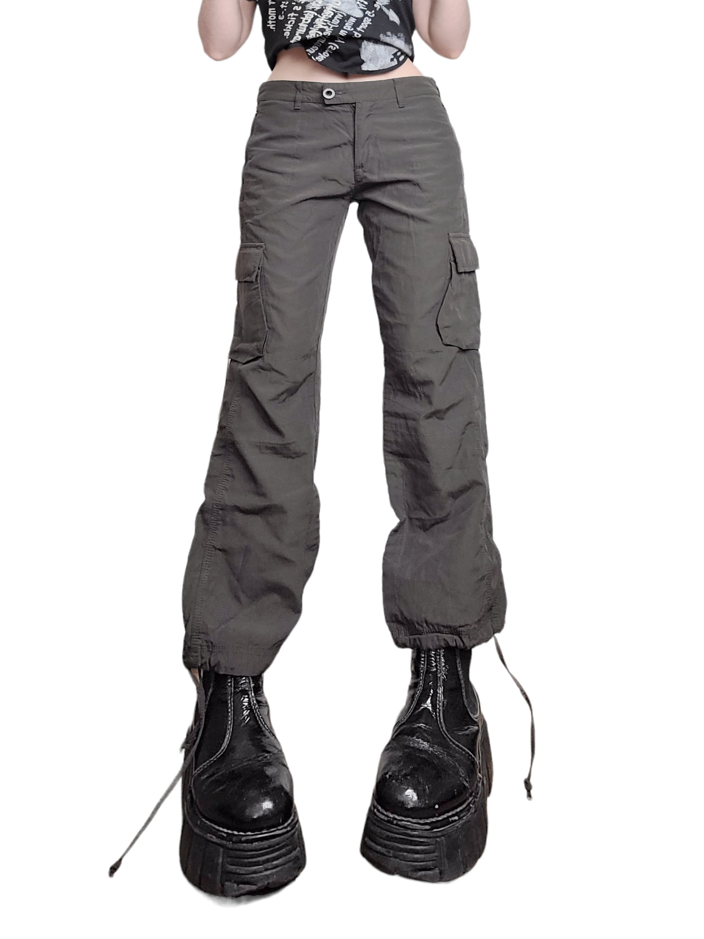 90s Brown Parachute Cargo