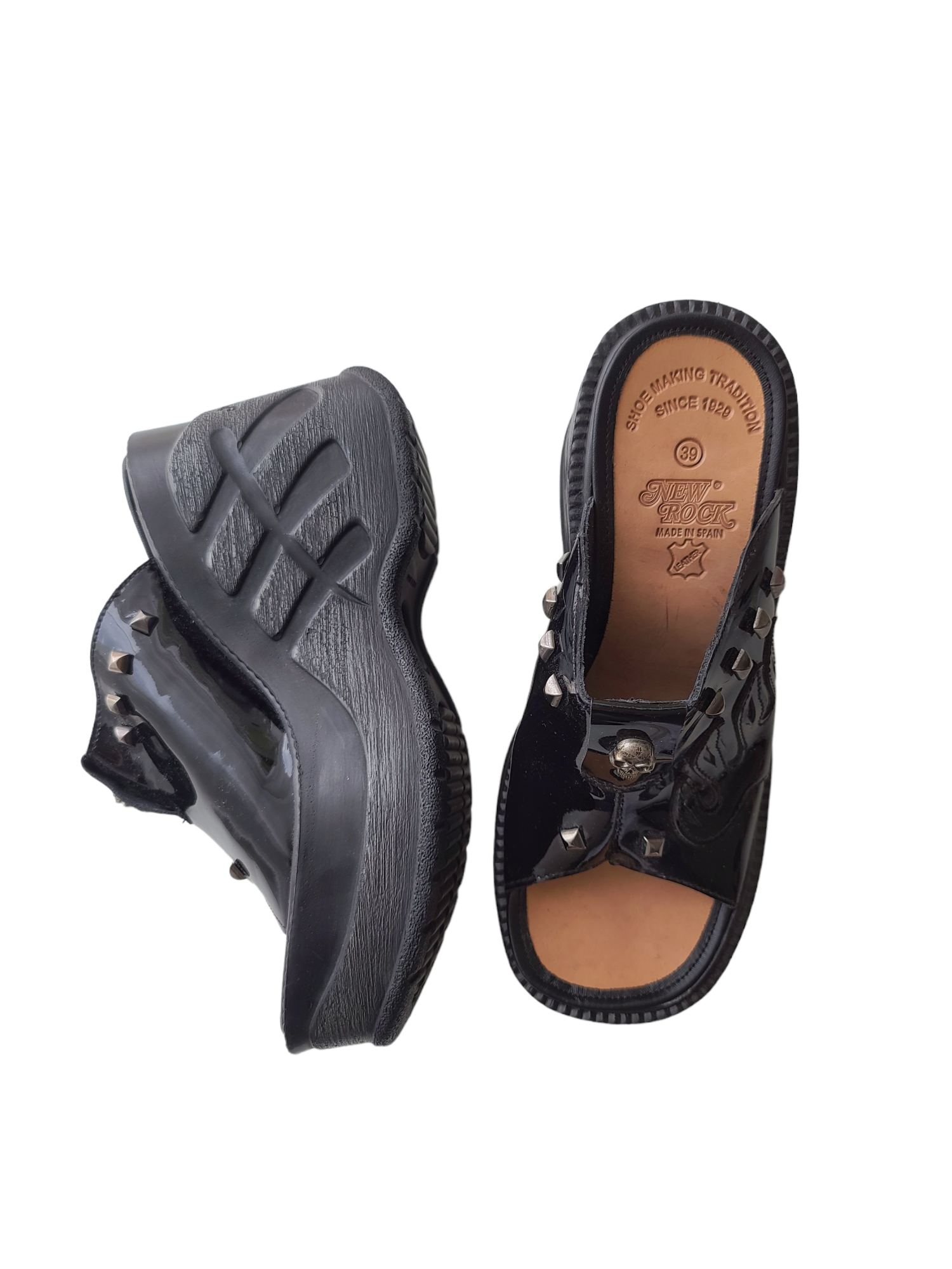 New rock vintage 90s shoes plateform ghotic grunge emo