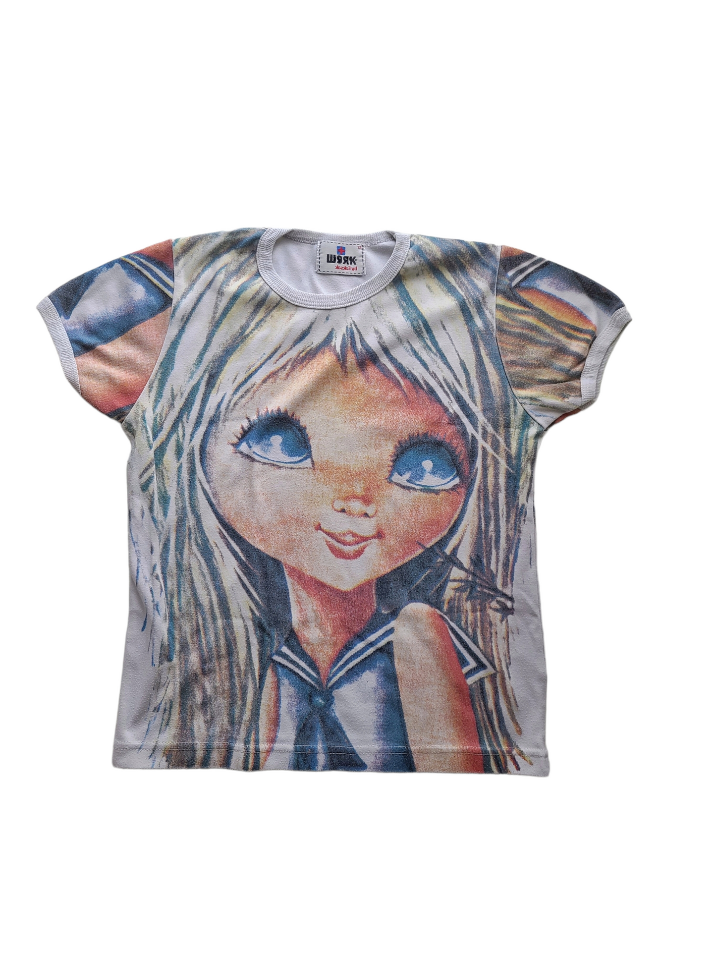 Tshirt imprimé printed manga anime vintage y2k japan harajuku work by eaksak