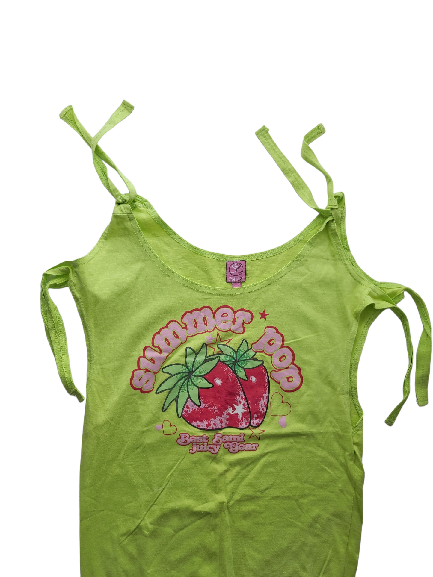 Strawberry funky y2k top