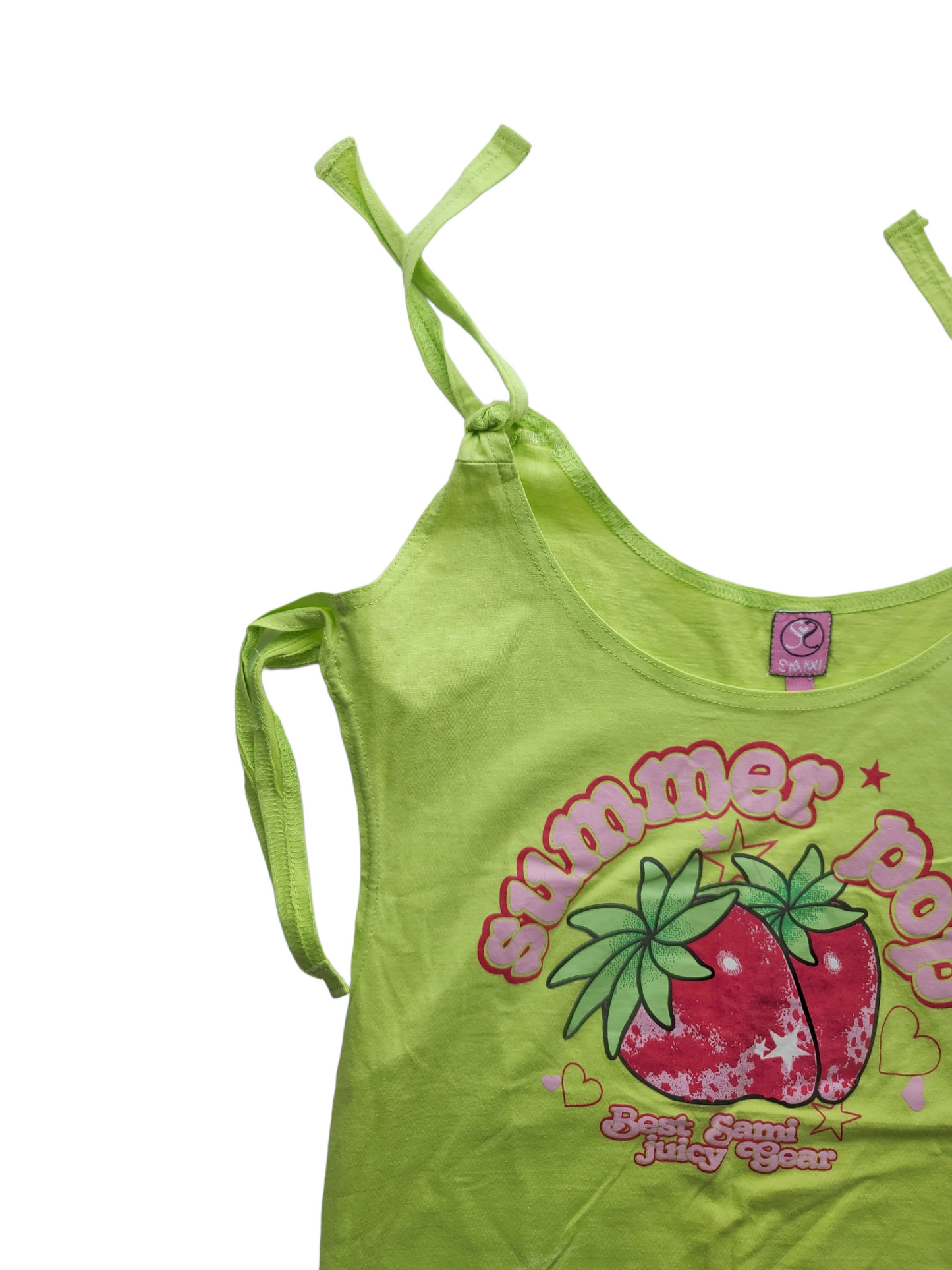 Strawberry funky y2k top