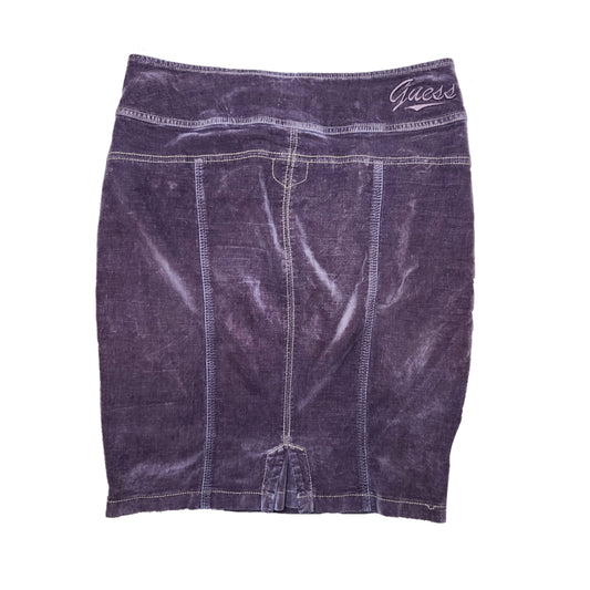 Jupe y2k en velours guess vintage