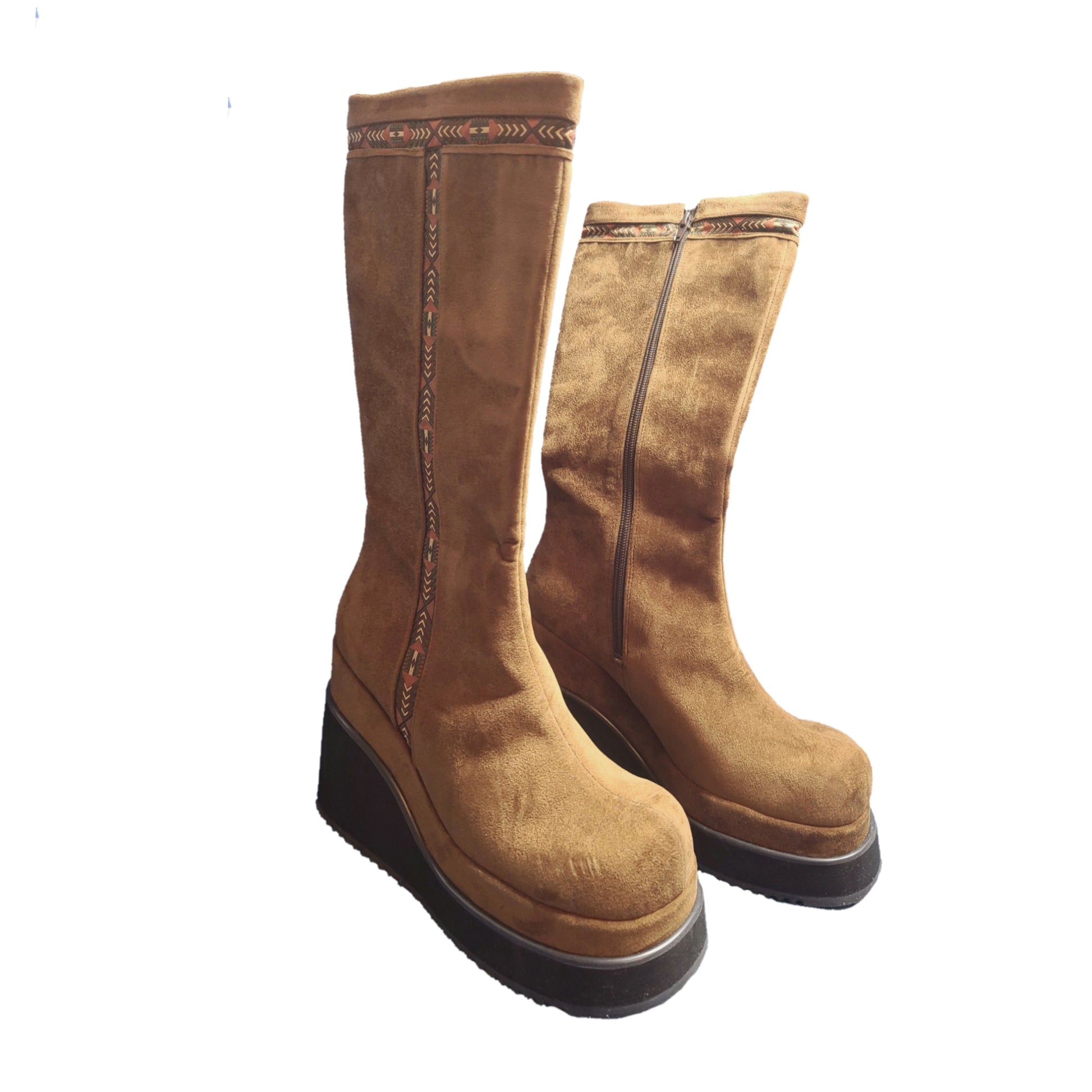 Bottes à plateformes vintage - zimfriperie