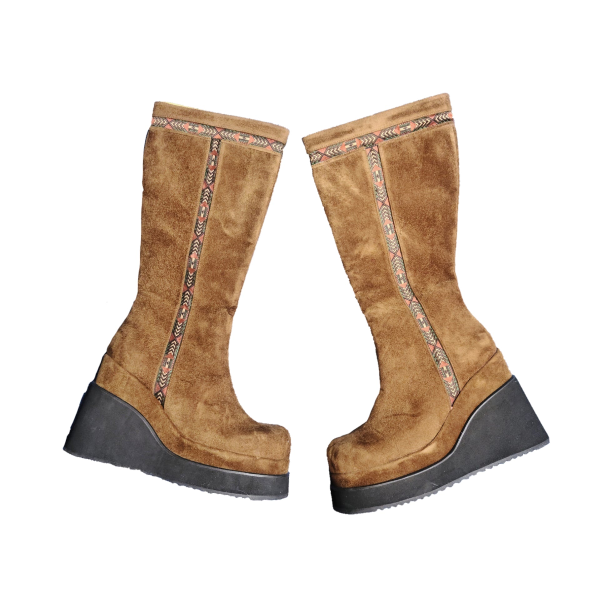 Bottes à plateformes vintage - zimfriperie