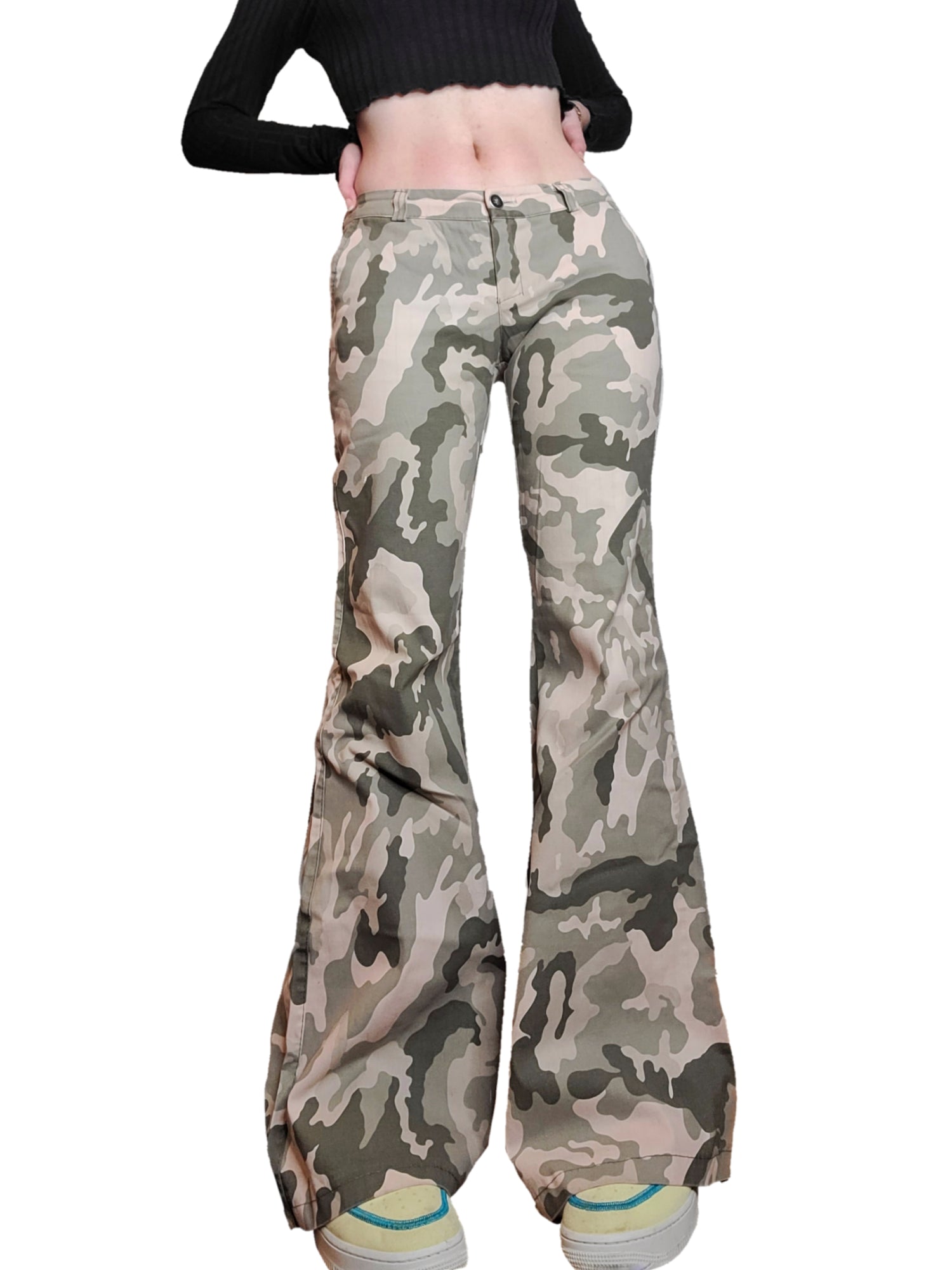Pantalon y2k imprimé militaire - zimfriperie