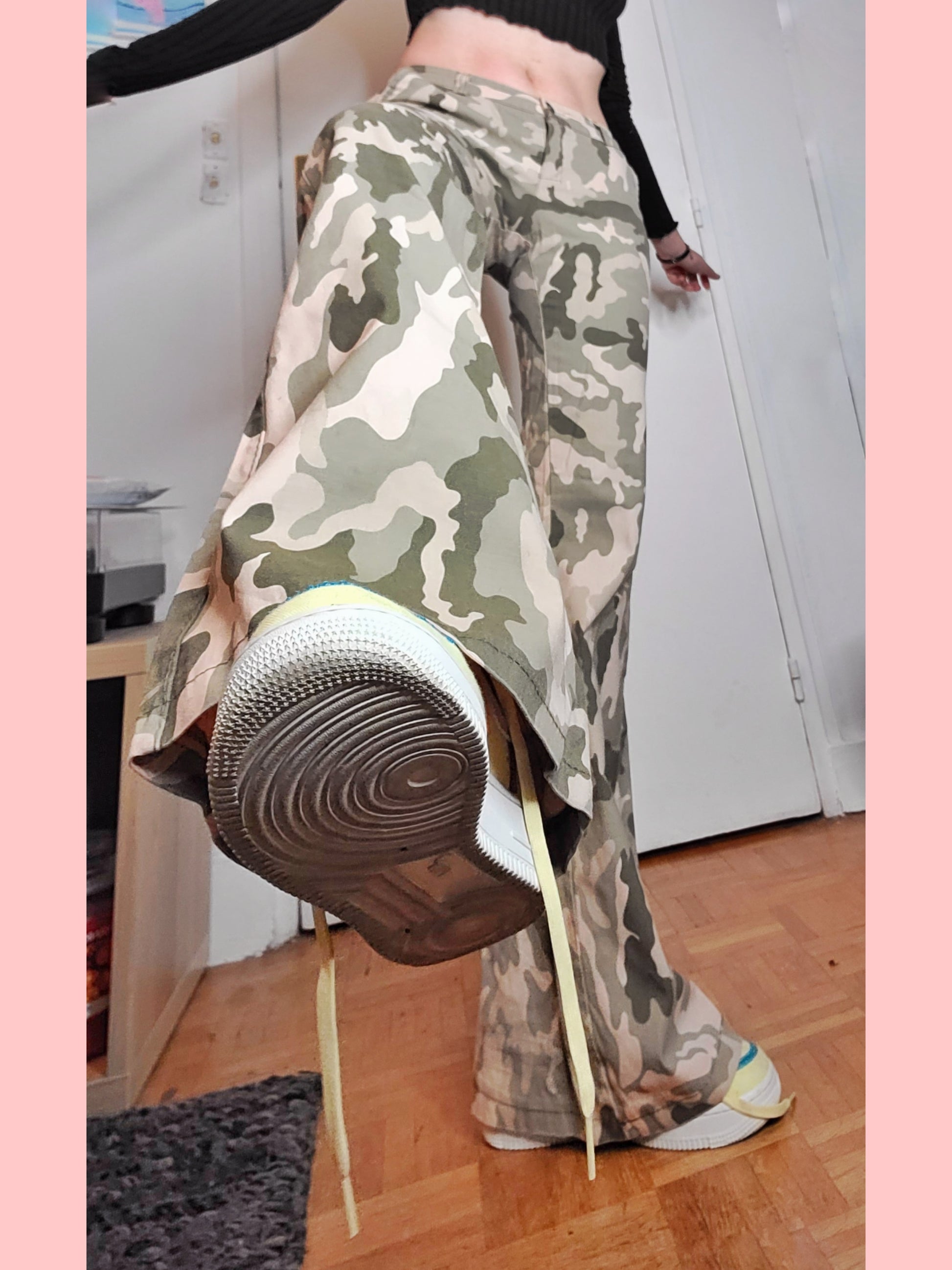 Pantalon y2k imprimé militaire - zimfriperie